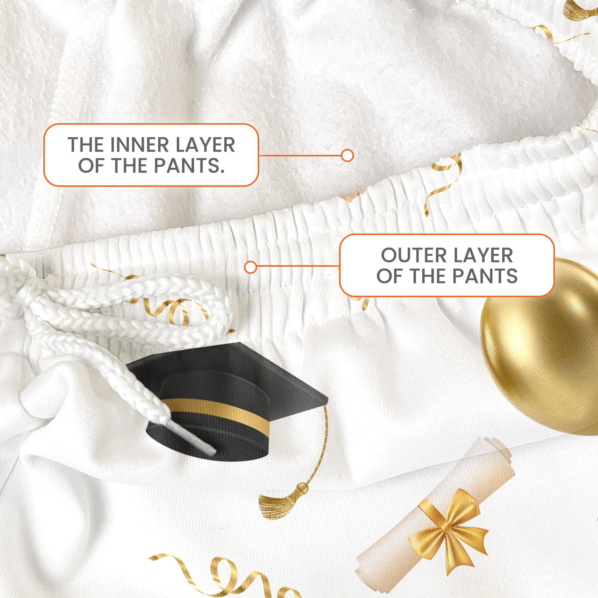 I Graduated Can I Go Back To Bed Now - Personalized Lounge Pants - Image 5