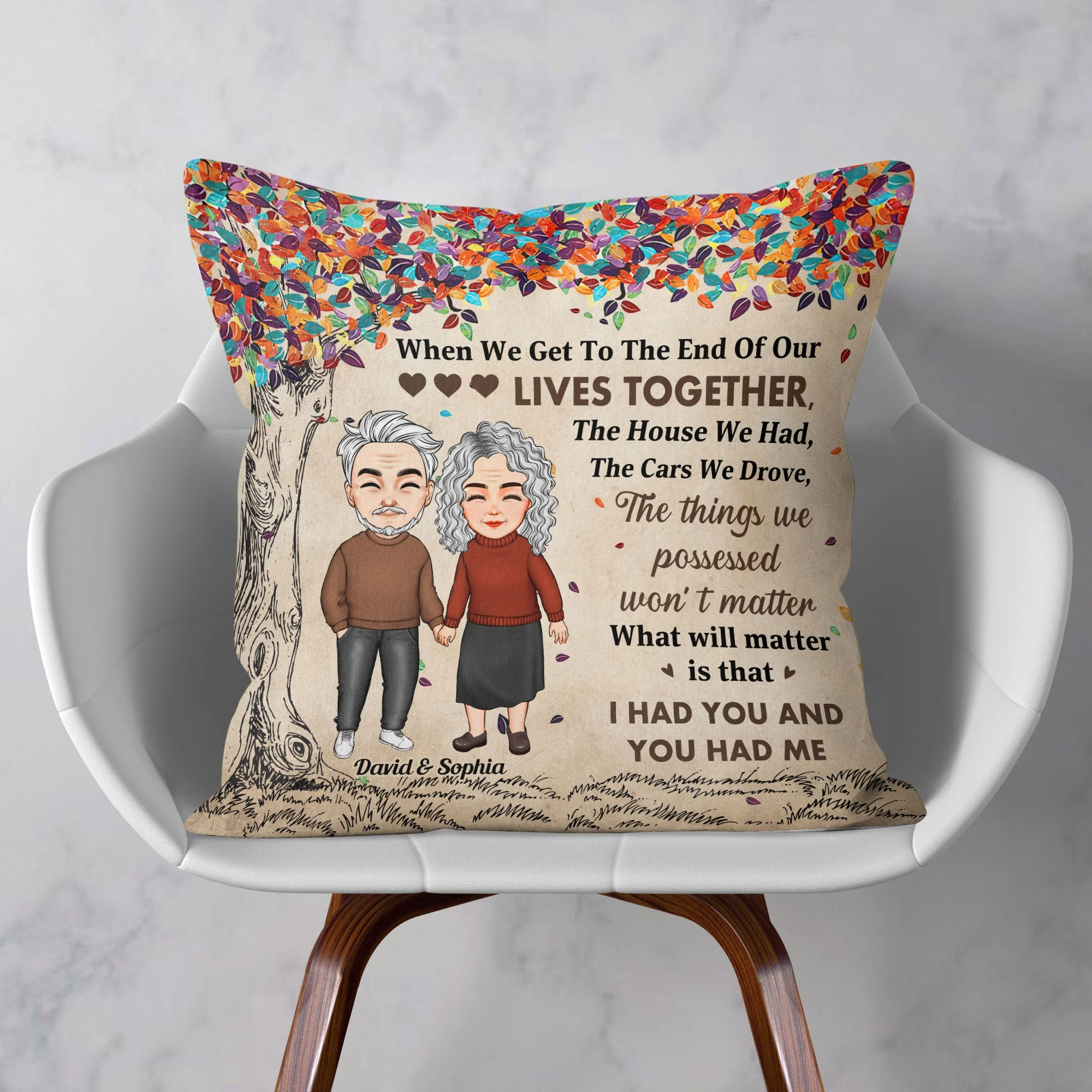 I Had You And You Had Me - Personalized Pillow (Insert Included) - Image 2