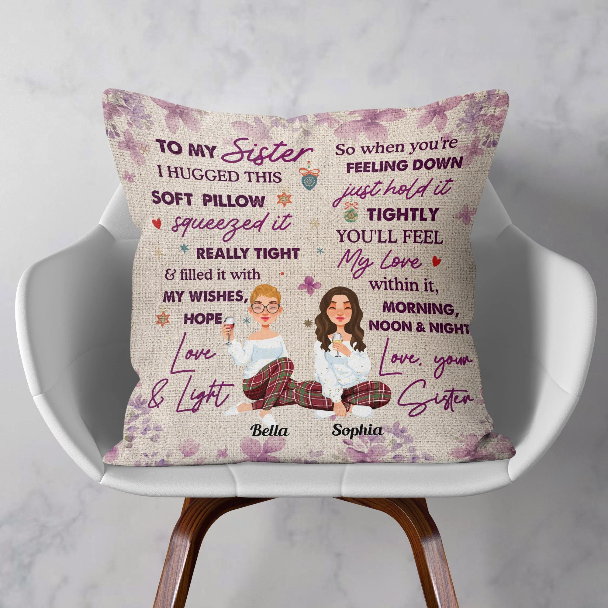 I Hugged This Soft Pillow - Personalized Pillow (Insert Included) - Image 3
