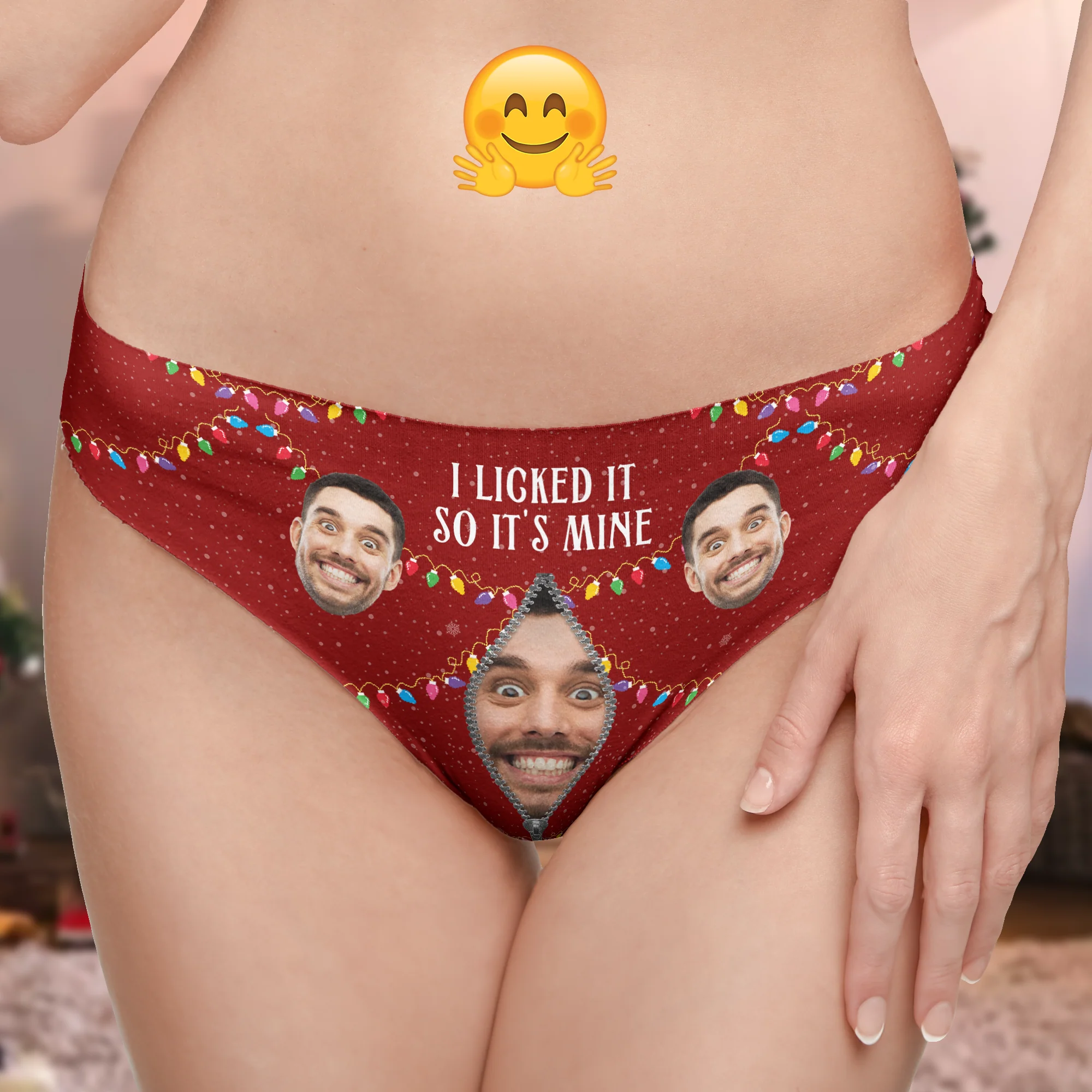 I Licked It I Sucked It - Personalized Photo Couple Matching Underwear - Image 5