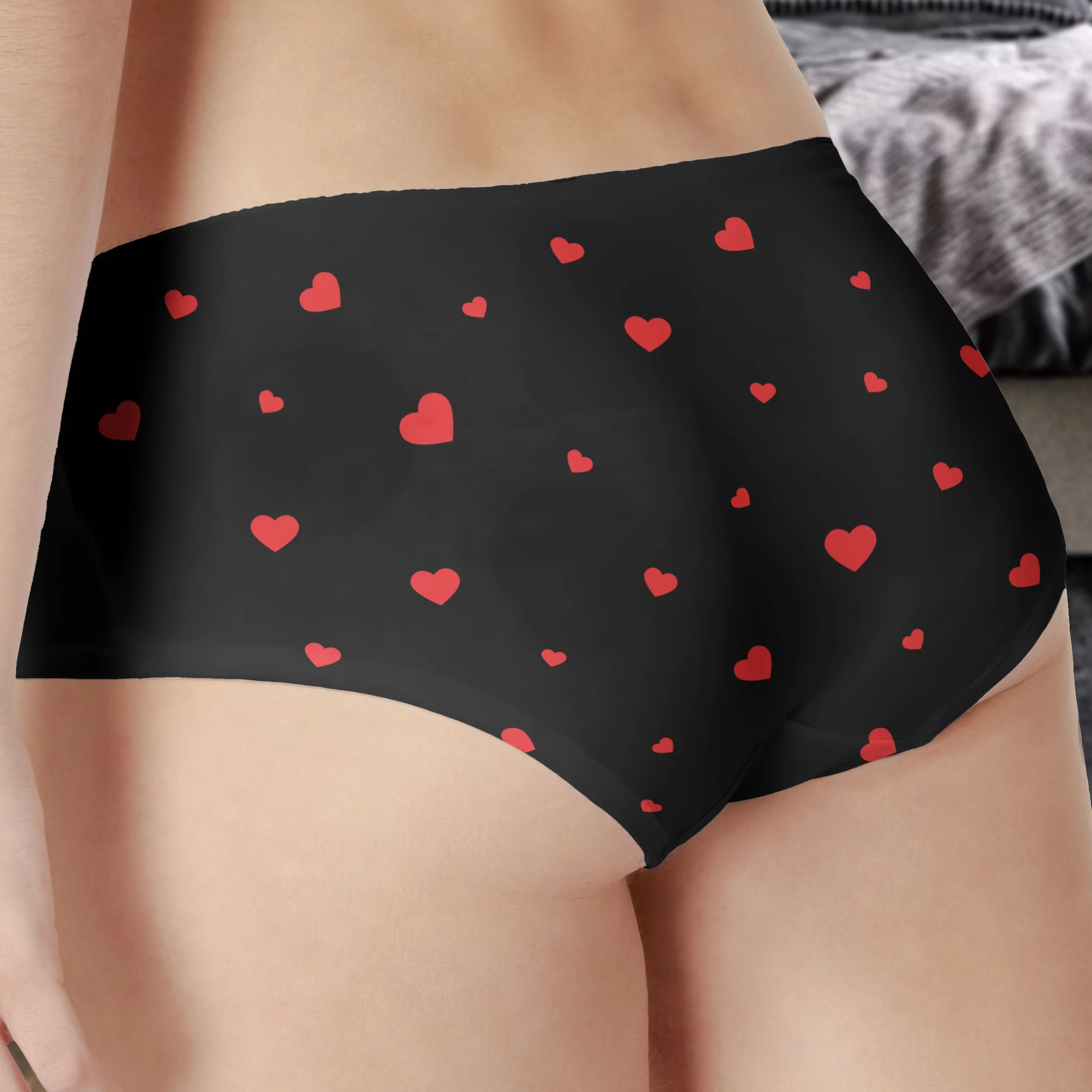 I Licked It So It's Mine Naughty Couple - Personalized Women's Low-Waisted Brief - Image 4