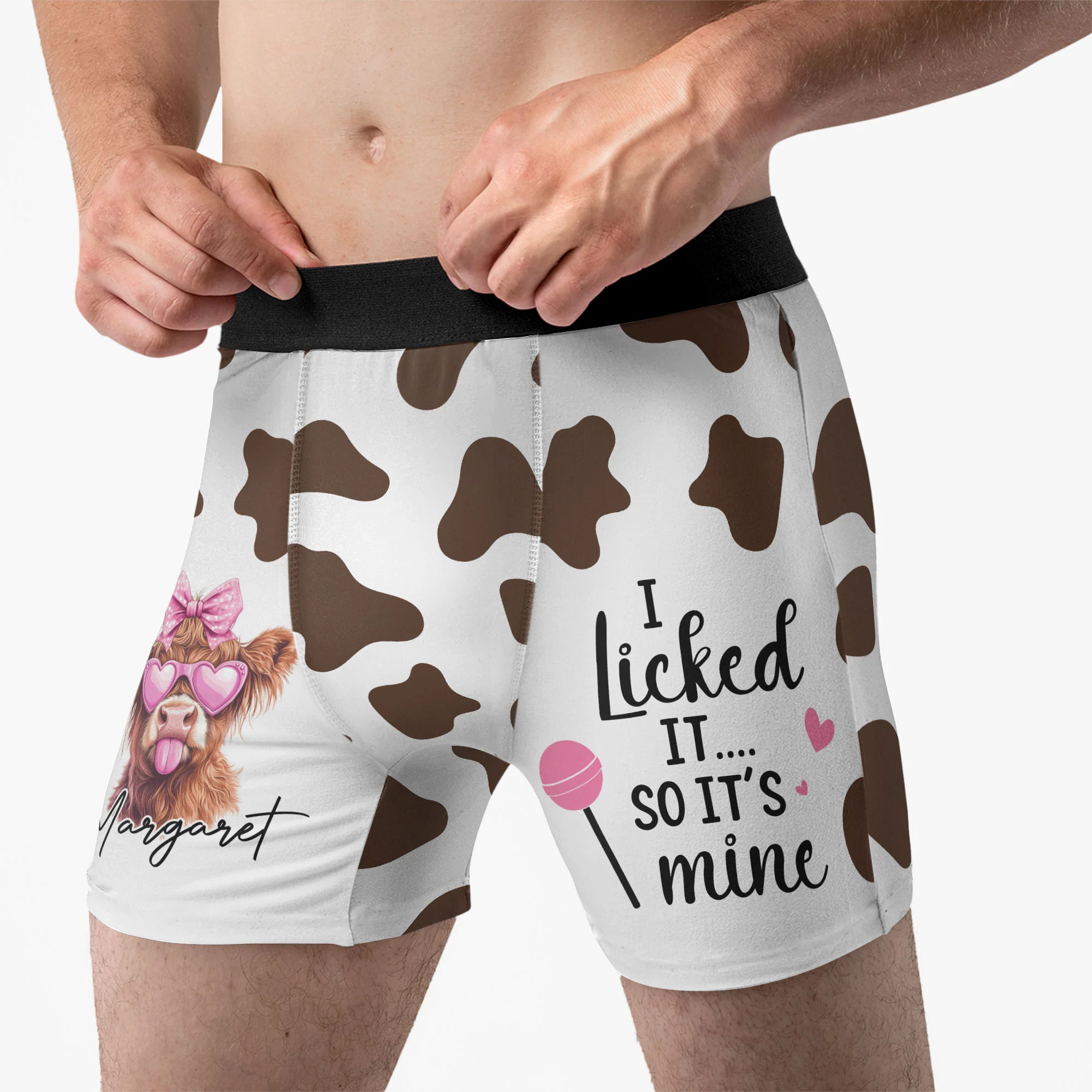 I Licked It So It's Mine - Personalized Men's Boxer Briefs - Image 2