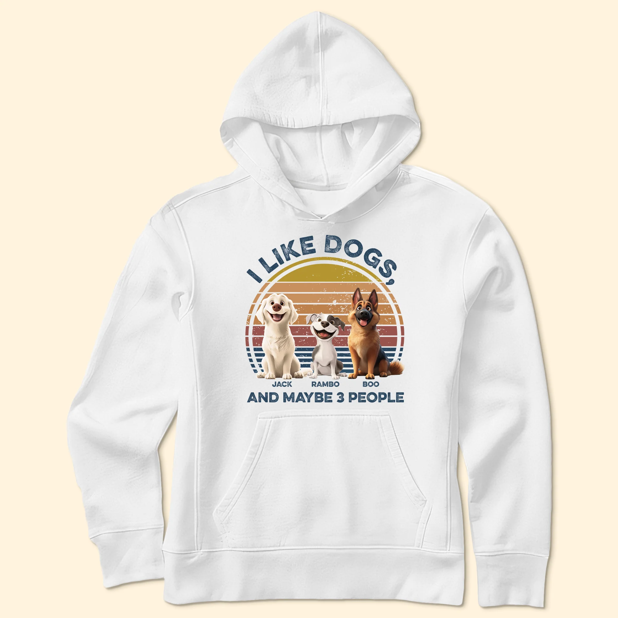 I Like Dogs, & Maybe 3 People - Personalized Shirt - Image 7