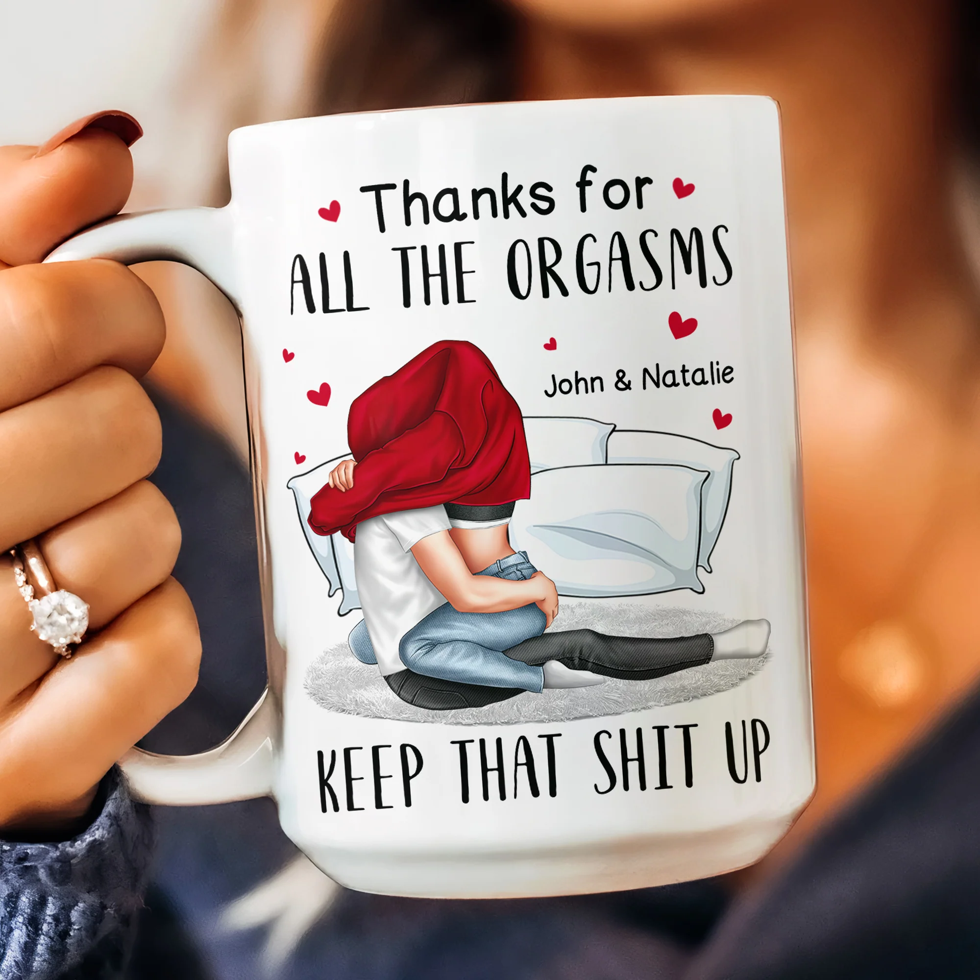 I Like You A Lot More Than I Planned - Personalized Mug - Image 5