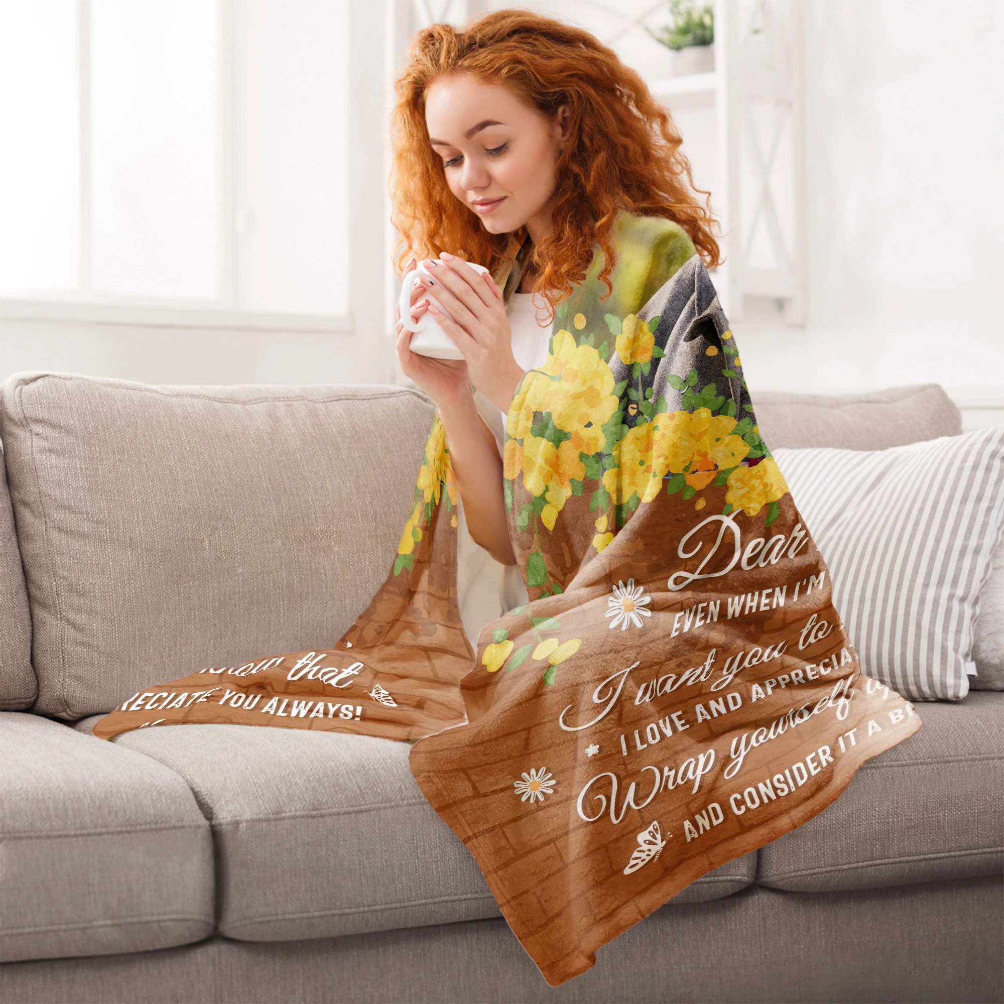 I Love And Appreciate You, Mom - Personalized Photo Blanket - Image 7