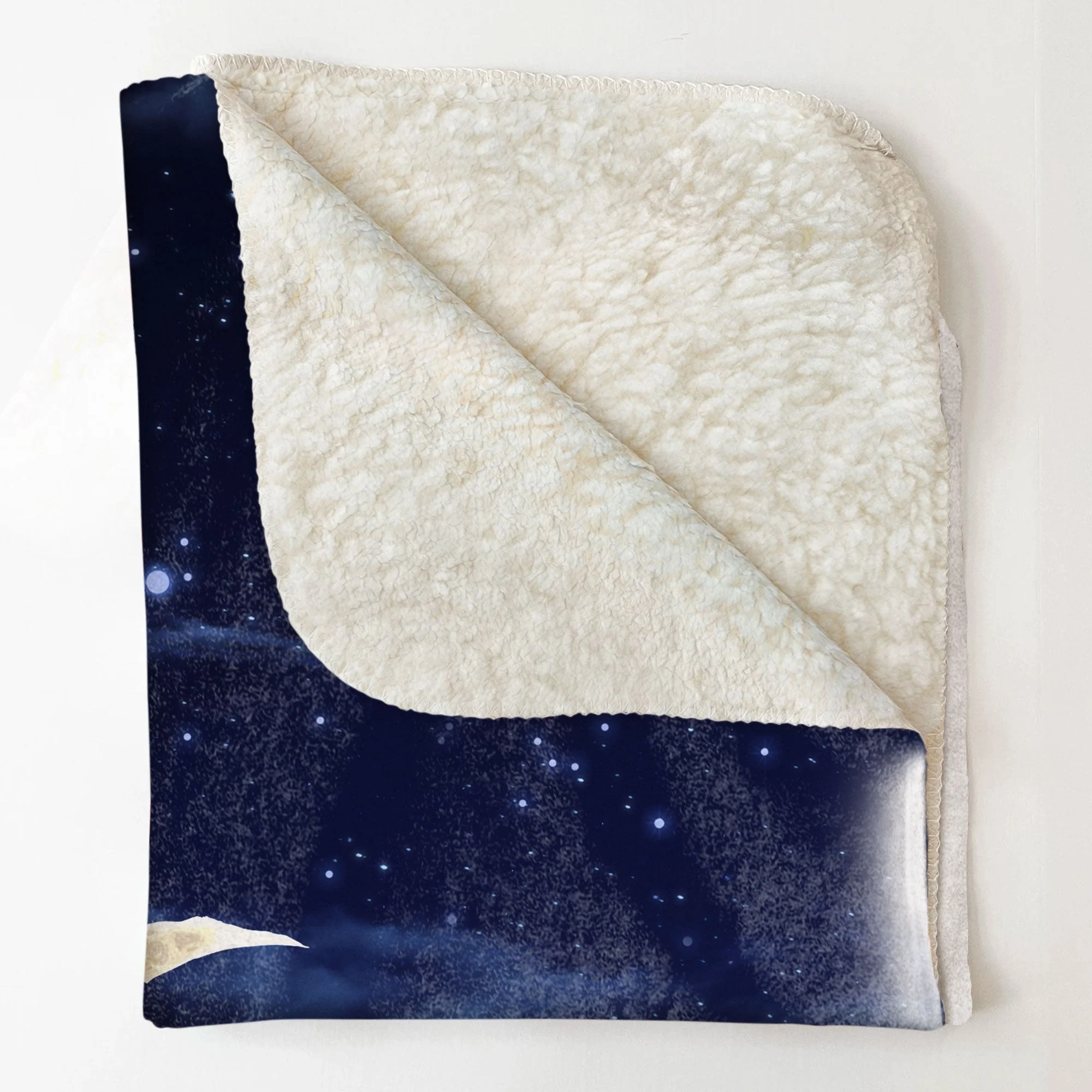 I Love You To The Moon And Back - Personalized Grandma Blanket - Image 6