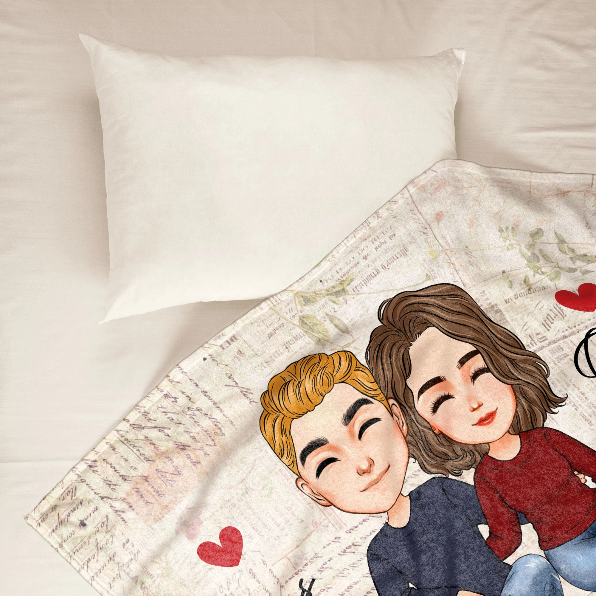 I Loved You Then, I Love You Still - Personalized Blanket - Image 2