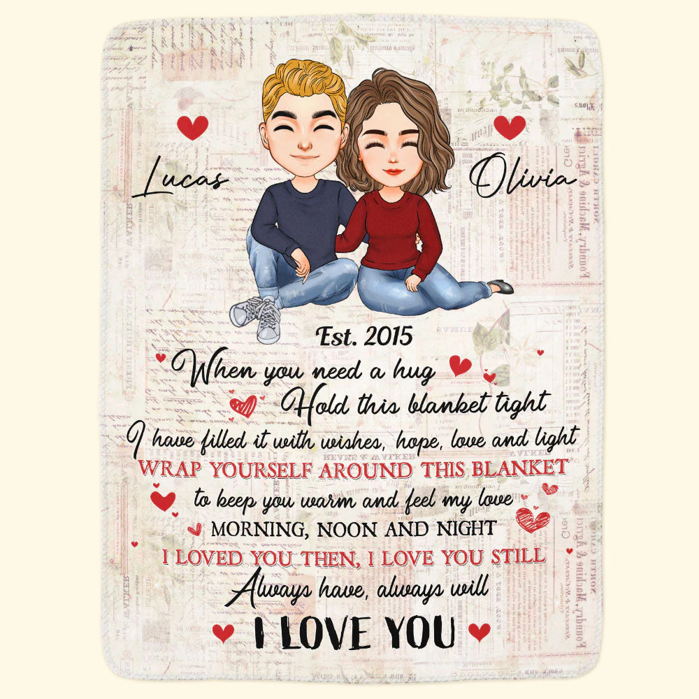 I Loved You Then, I Love You Still - Personalized Blanket - Image 4