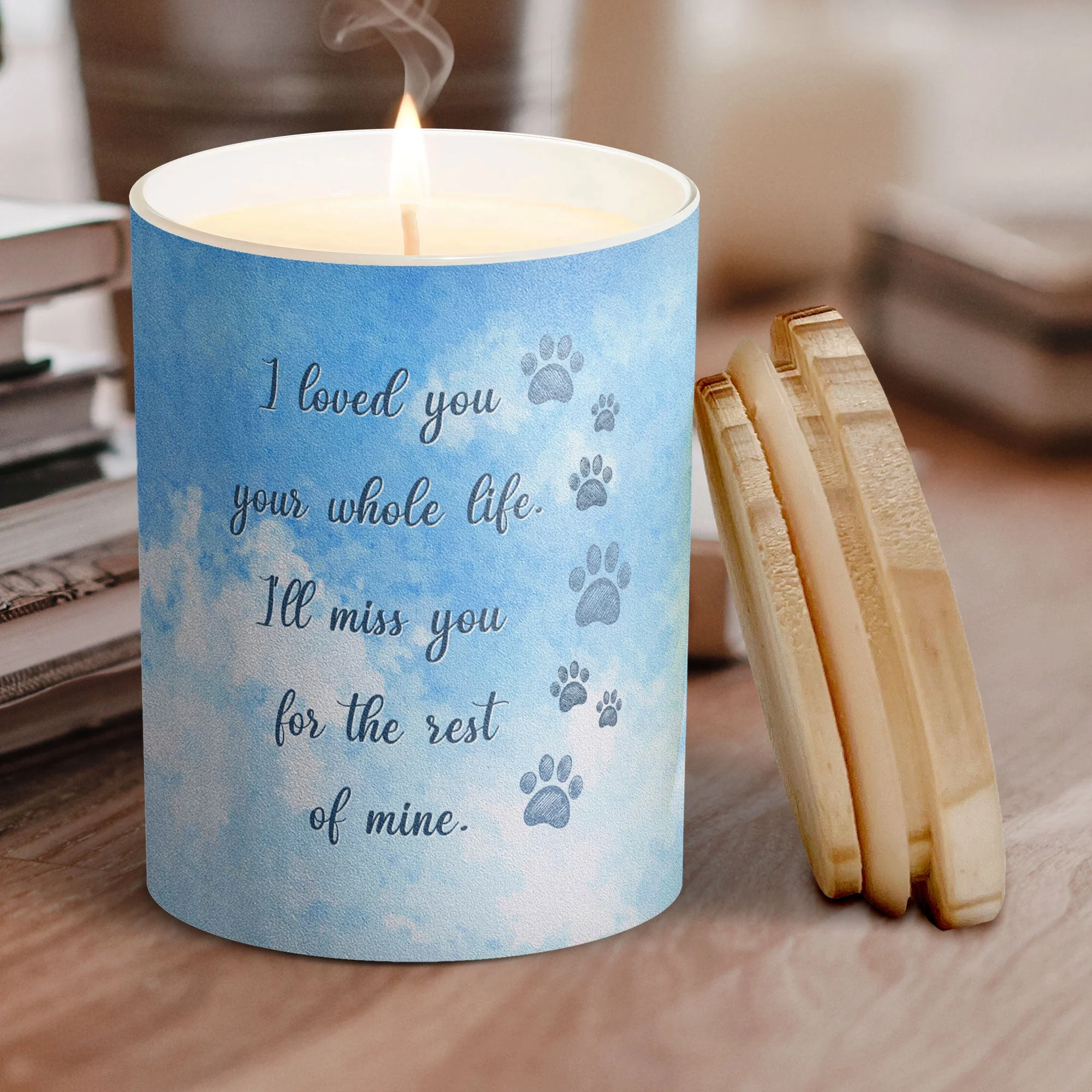 I Loved You Your Whole Life - Personalized Candle - Image 5