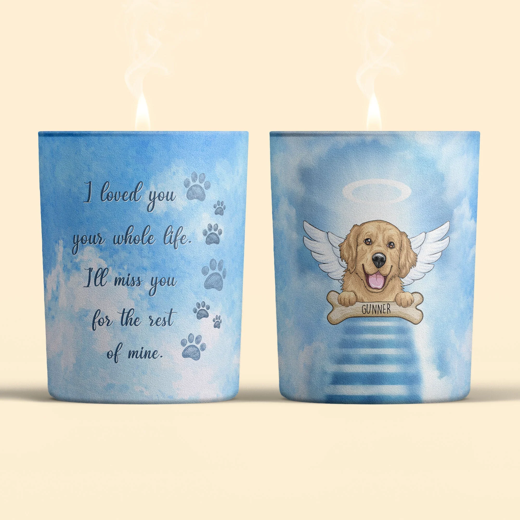 I Loved You Your Whole Life - Personalized Candle - Image 6
