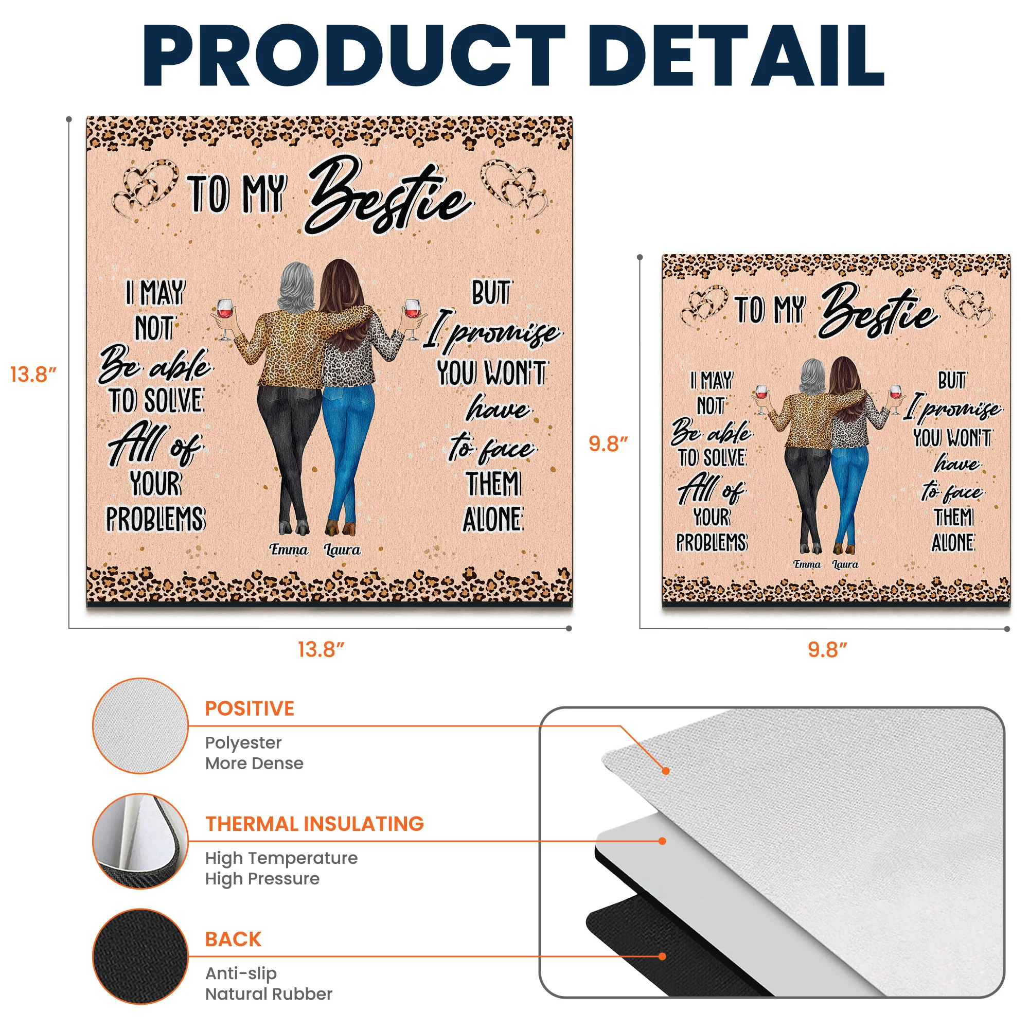 I May Not Be Able To Solve All Of Your Problems - Custom Shape Mouse Pad - Image 4