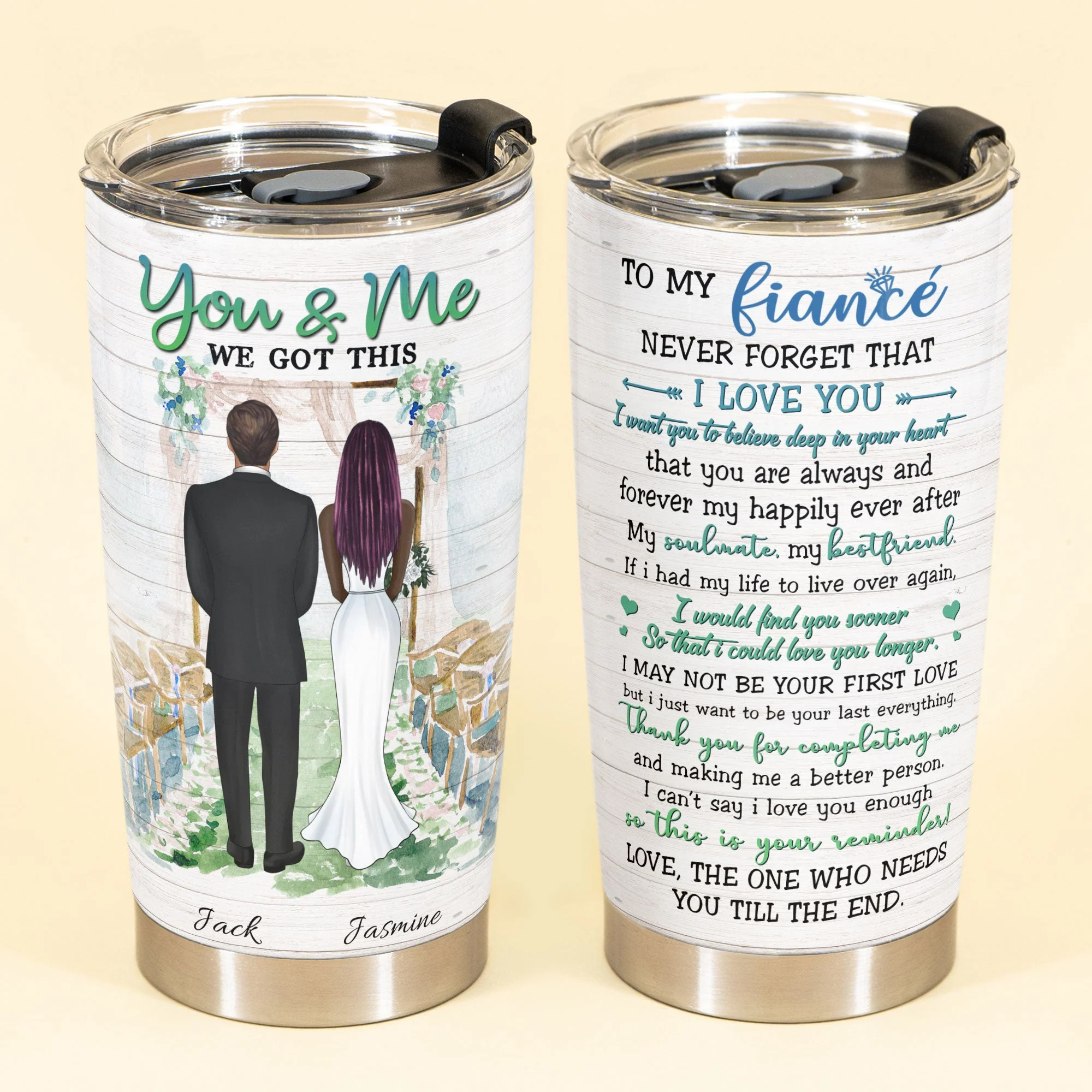 Just Want To Be Your Last Everything - Personalized Tumbler Cup - Image 2