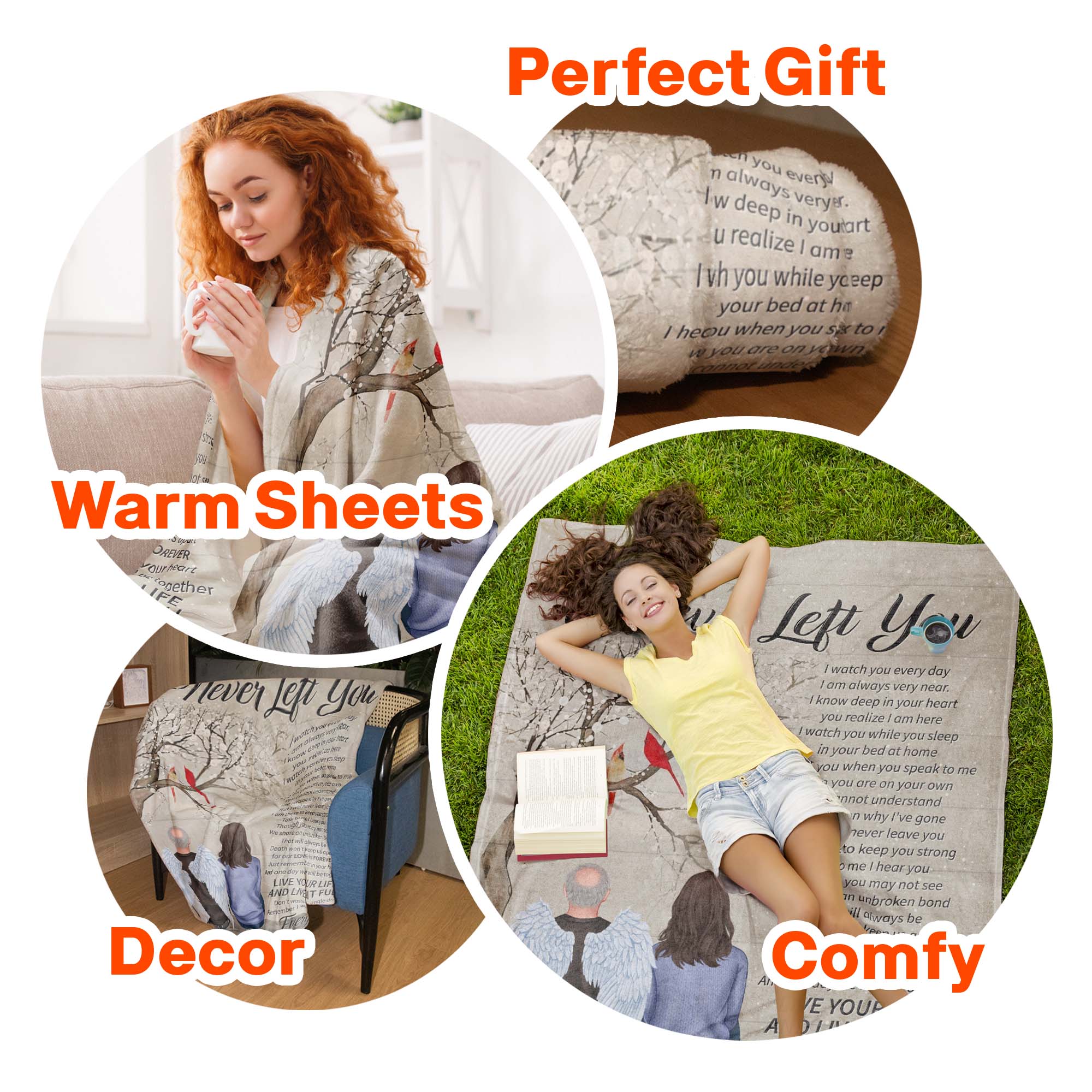 I Never Left You - Personalized Memory Blanket - Image 4