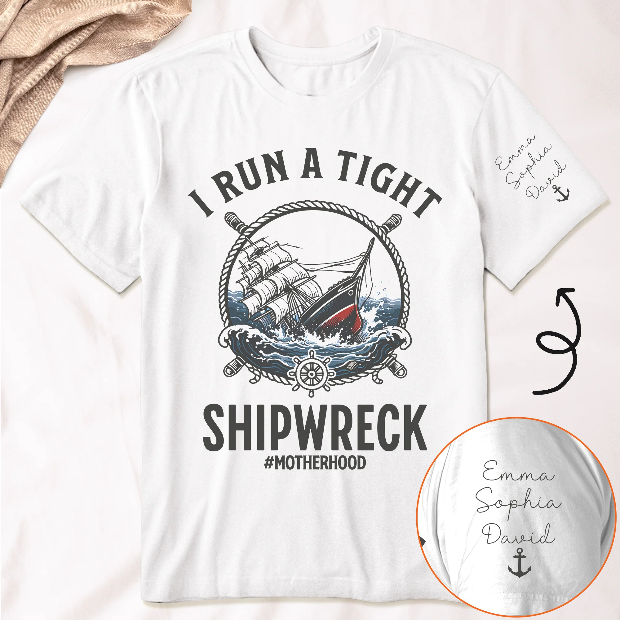 I Run A Tight Shipwreck - Personalized Shirt