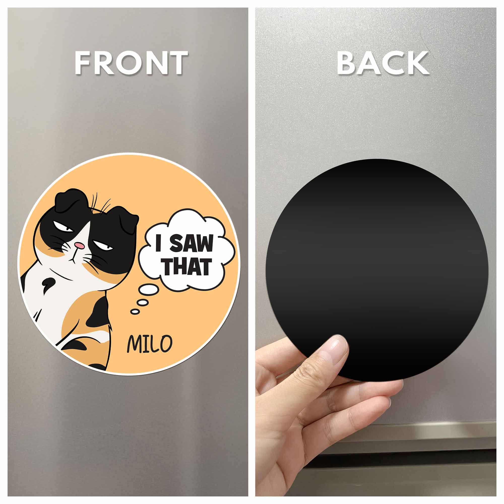 I Saw That - Personalized Magnet - Image 7