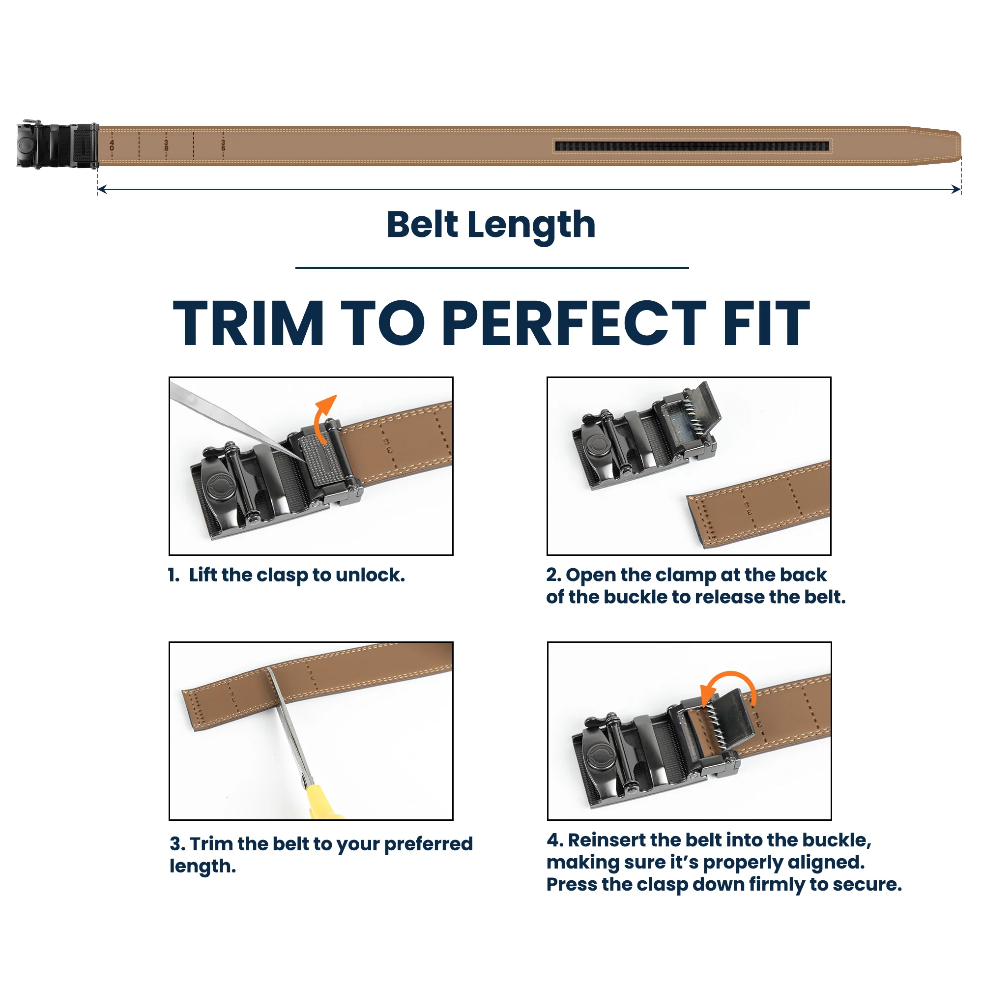 How Proud I Am Of The Man You've Become - Personalized Leather Belt With Engraved Buckle - Image 7