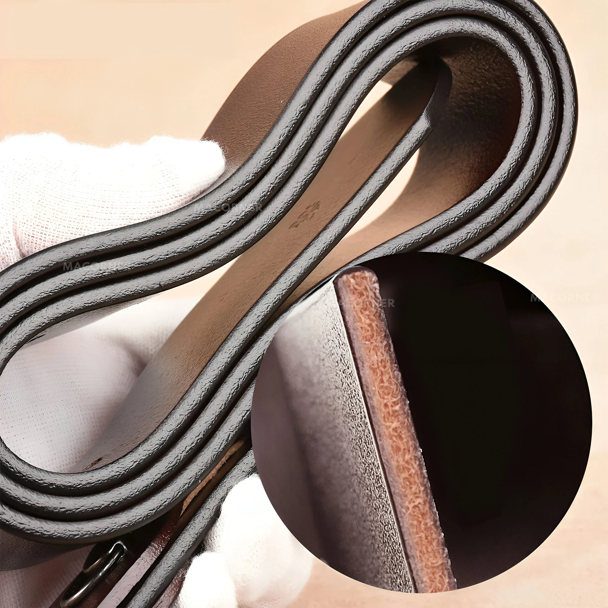 I Wish You Happy Valentine's Day With All Of My Butt - Personalized Engraved Leather Belt - Image 9