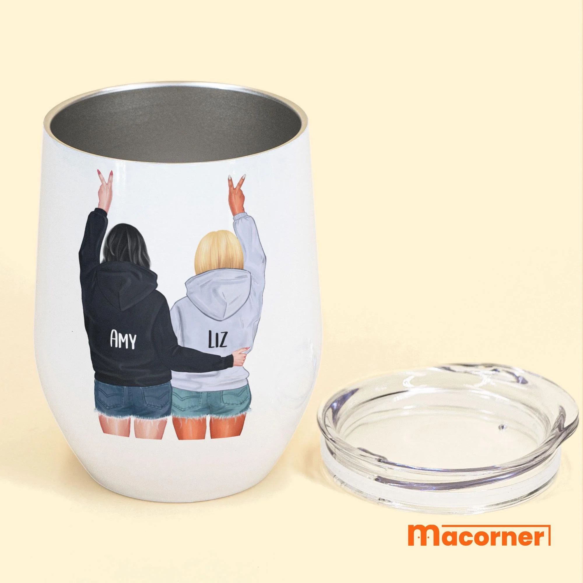 Fight One Of Those Sonsabitches - Personalized Wine Tumbler - Image 3