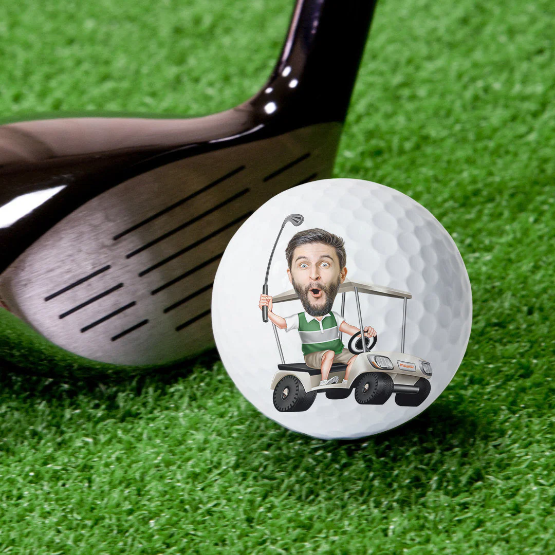 If Found Please Hit Better Than Custom Name Did Funny - Personalized Photo Golf Ball - Image 6