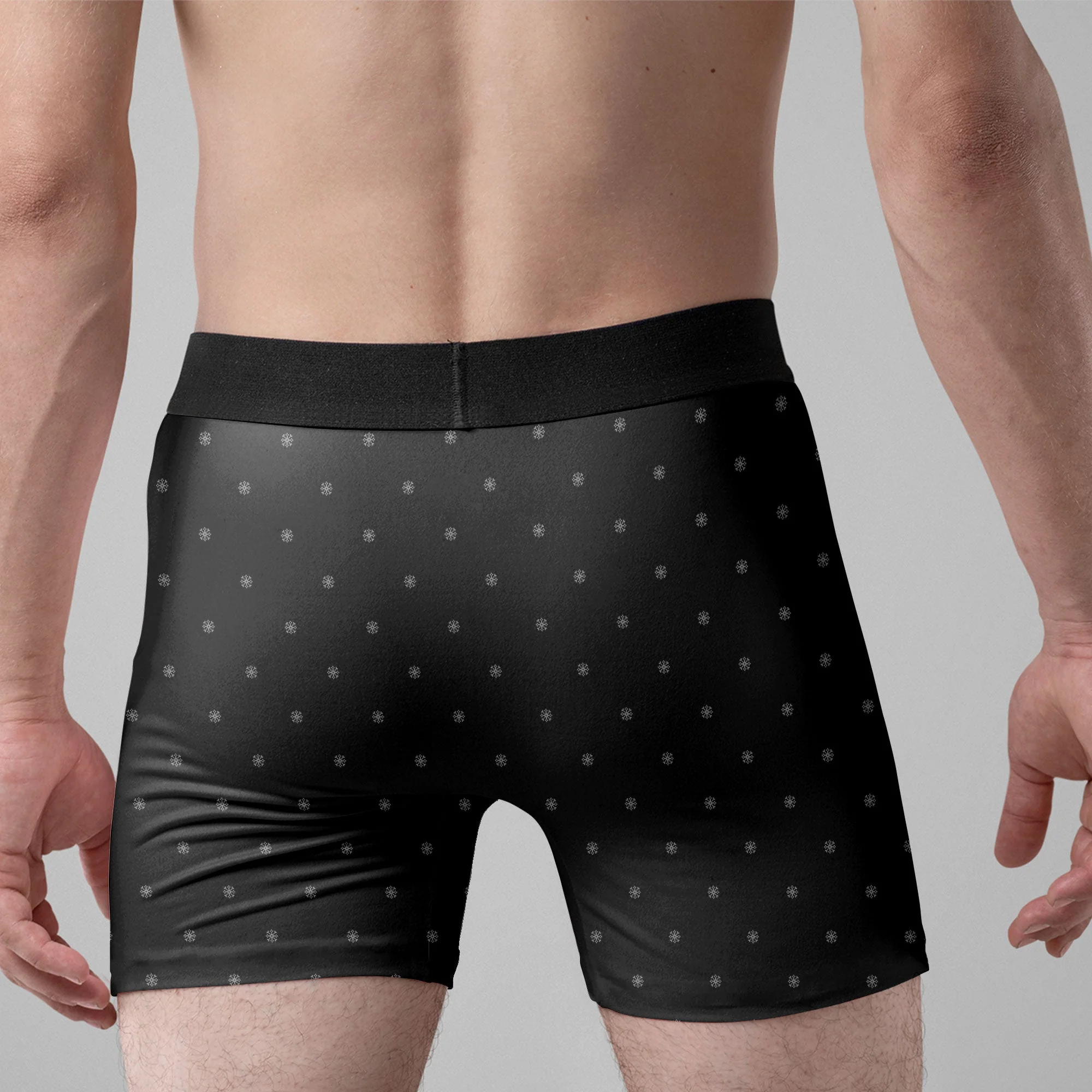 If You Jingle My Bells I Promise You A White Christmas Custom Face - Personalized Photo Men's Boxer Briefs - Image 5