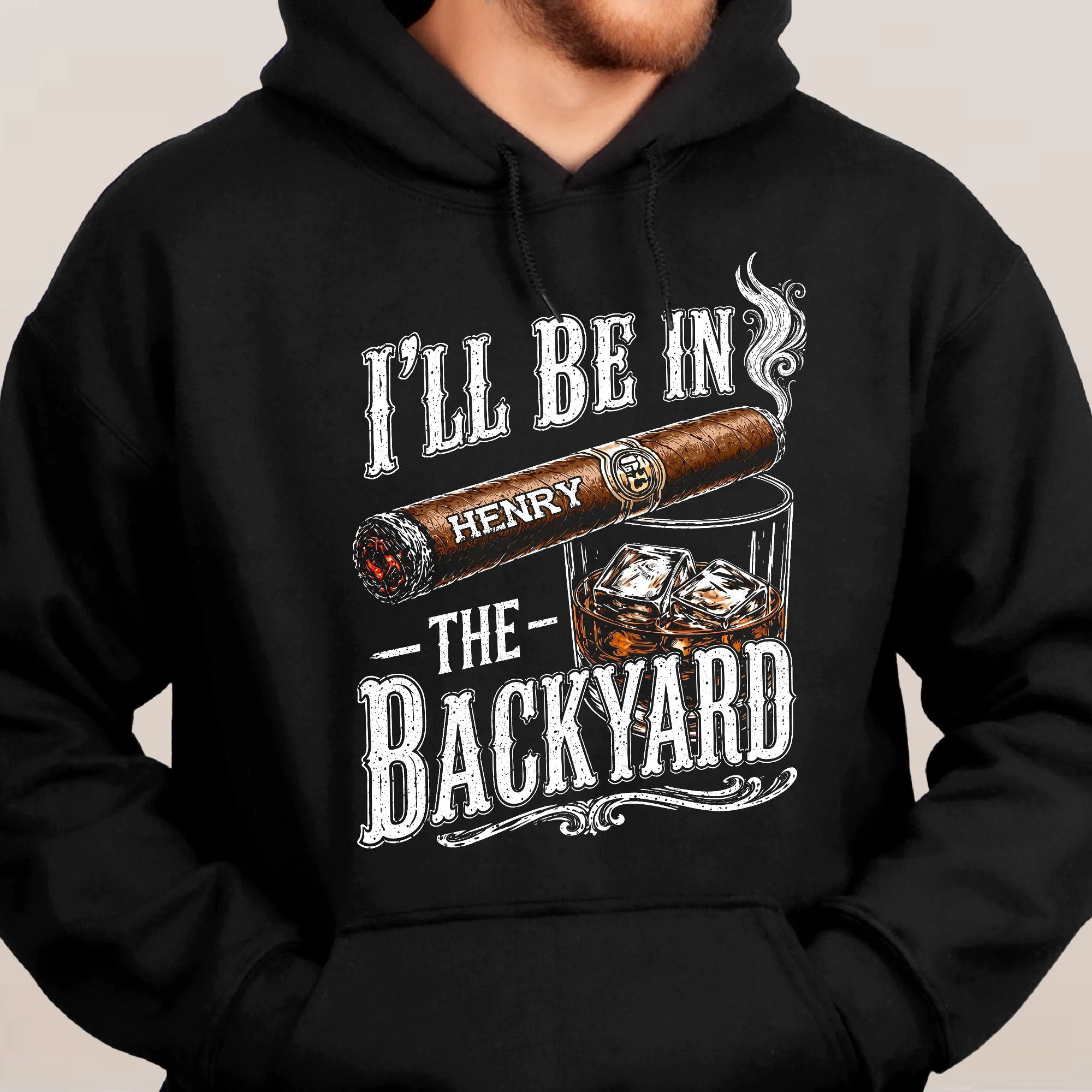 I’ll Be In The Backyard - Funny Shirt For Him, Husband, Grandpa, Dad - Personalized Shirt - Image 10