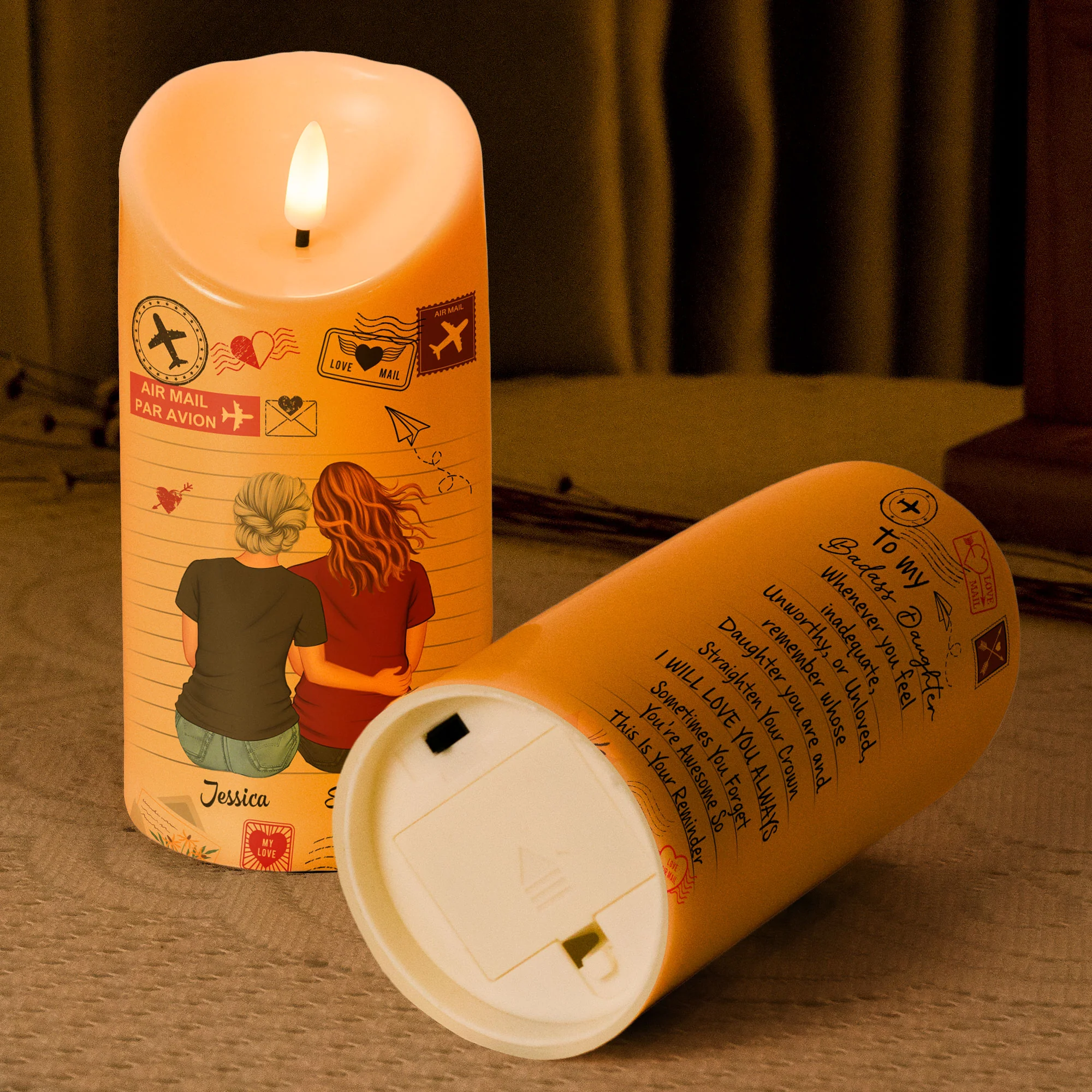 I'll Love You Always - Personalized LED Candle - Image 3