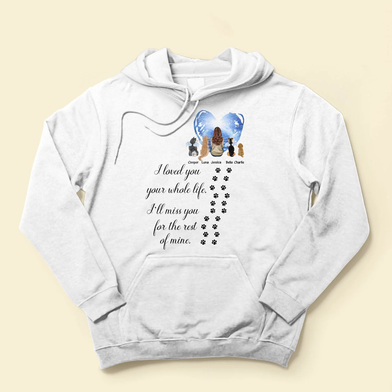 I'll Miss You For The Rest Of Mine Pet Memorial - Personalized Shirt - Image 4