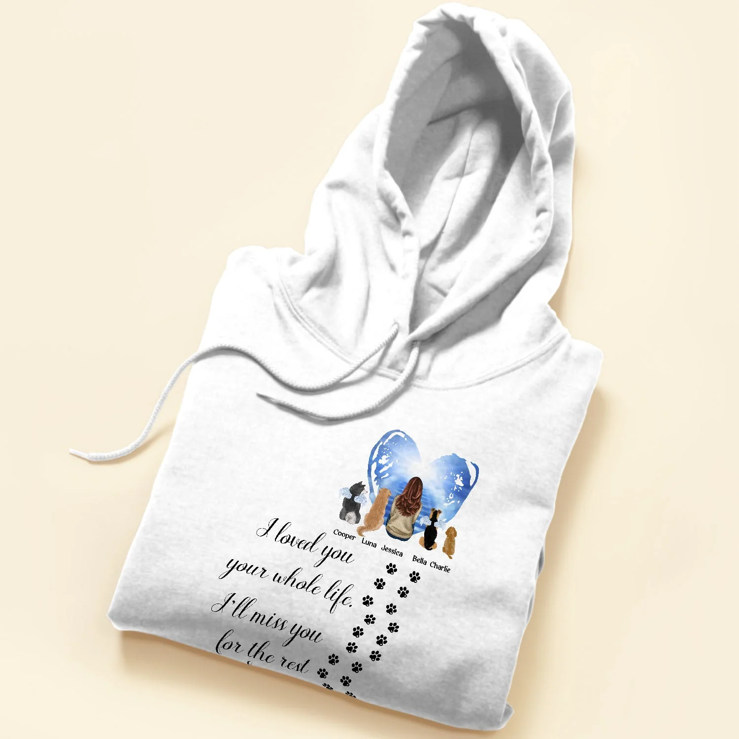 I'll Miss You For The Rest Of Mine Pet Memorial - Personalized Shirt - Image 5