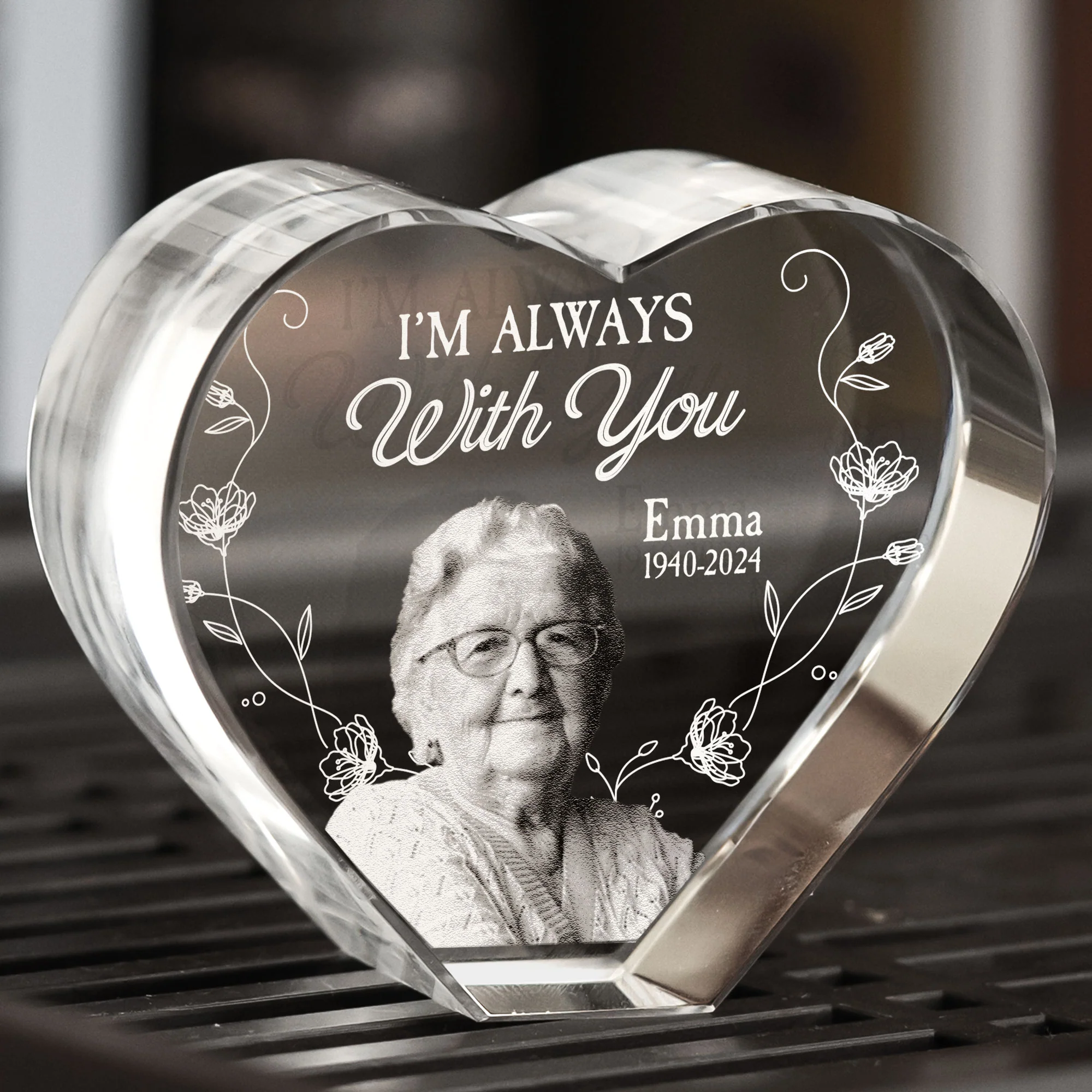 I'm Always With You - Custom 2D Crystal Photo - Image 4