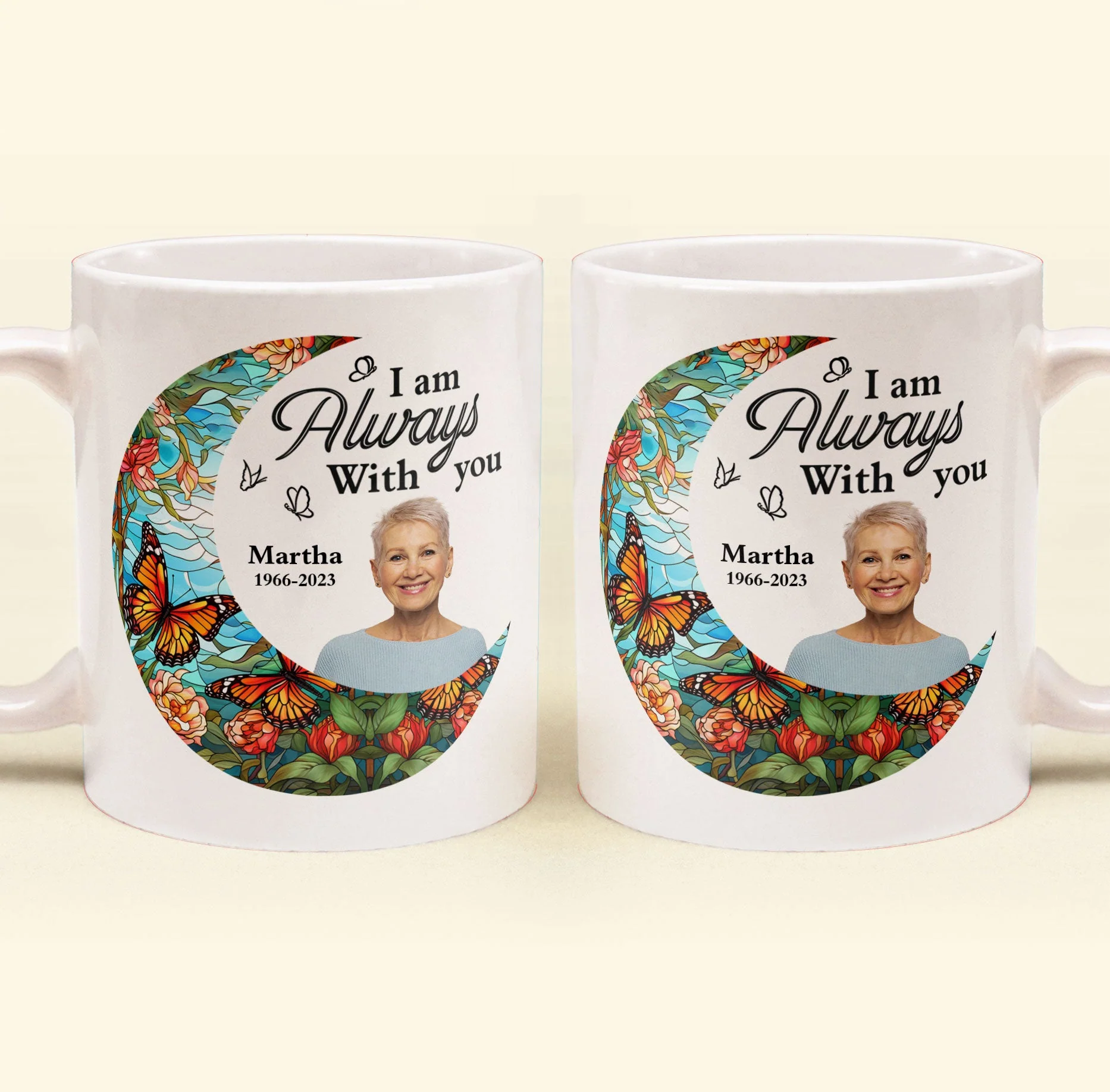 I'm Always With You Loss Of Family - Personalized Photo Mug - Image 2