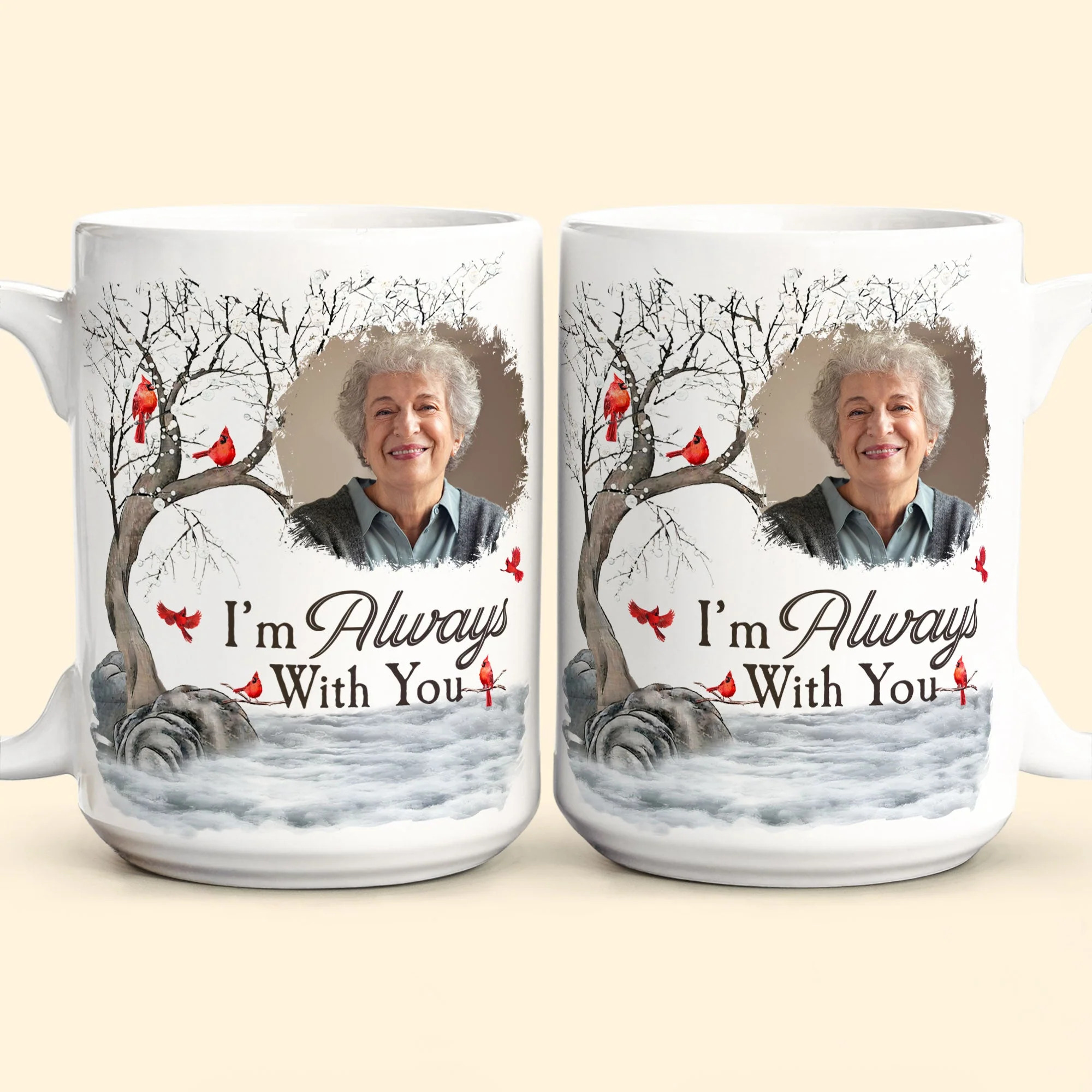 I'm Always With You - Personalized Photo Mug - Image 2