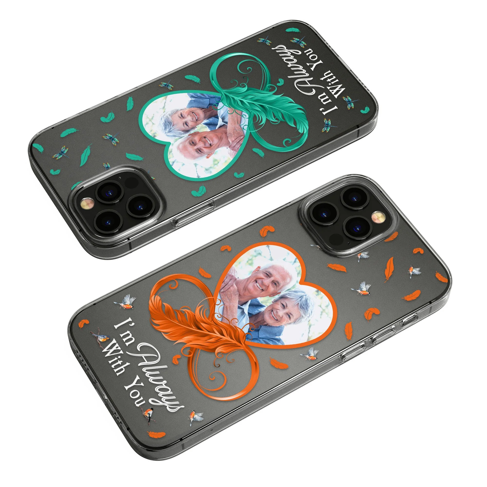 I'm Always With You Ver 2 - Personalized Photo Clear Phone Case - Image 6