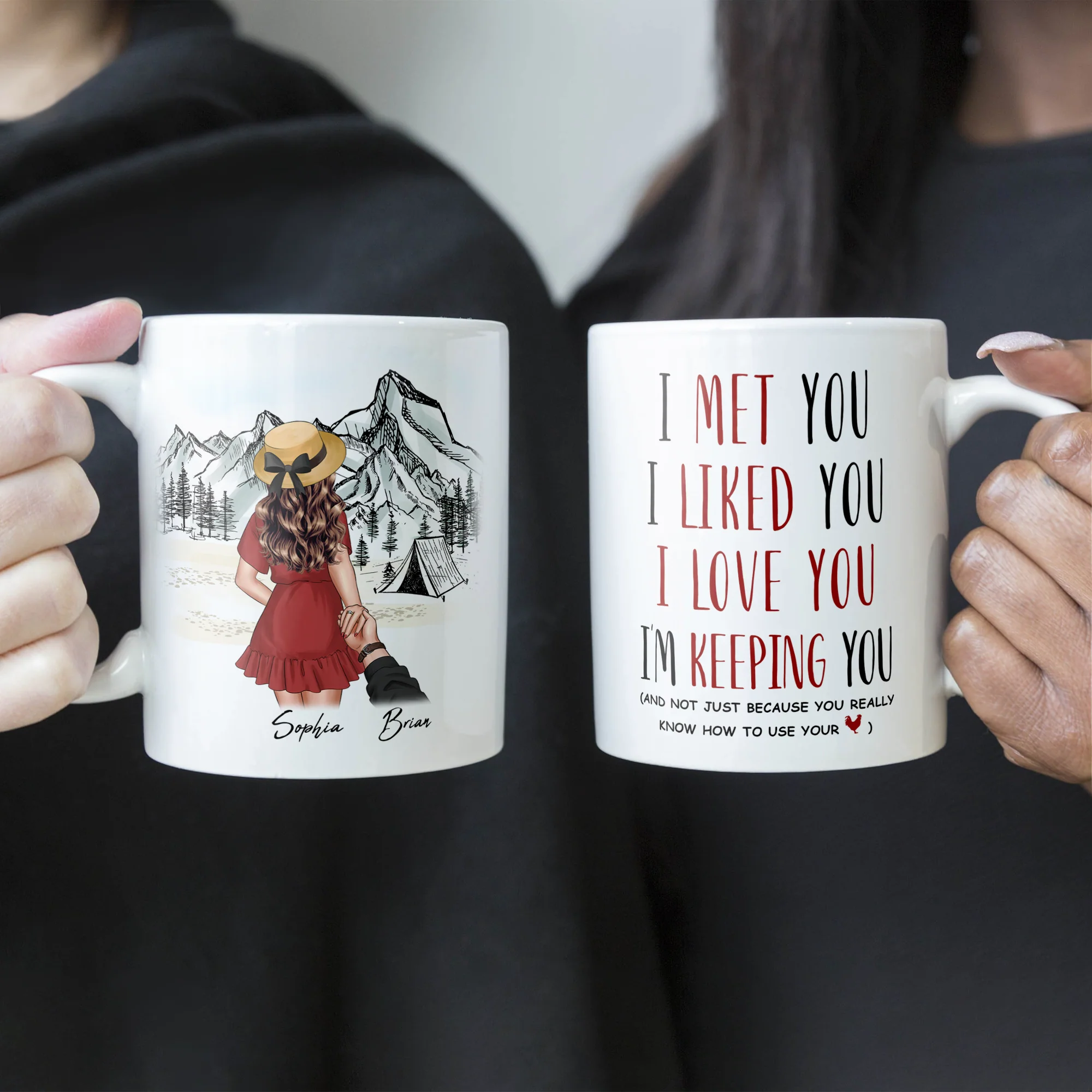 I'm Keeping You - Personalized Mug - Birthday, Valentine's Day Gift For Husband, Boyfriend, Funny Gift - Image 2