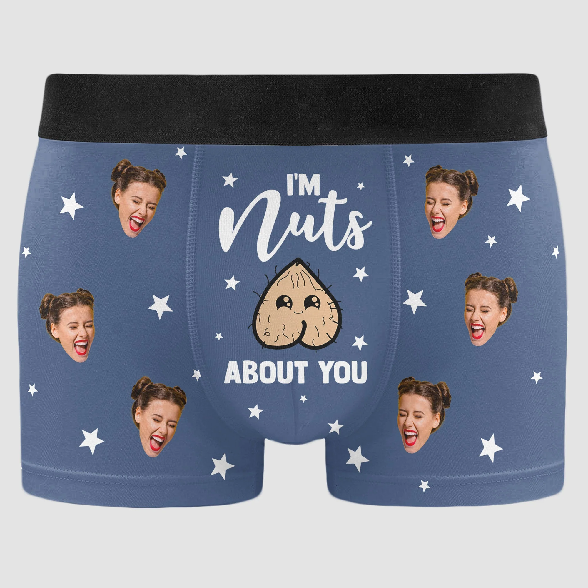 I'm Nut About You - Personalized Photo Men's Boxer Briefs - Image 6