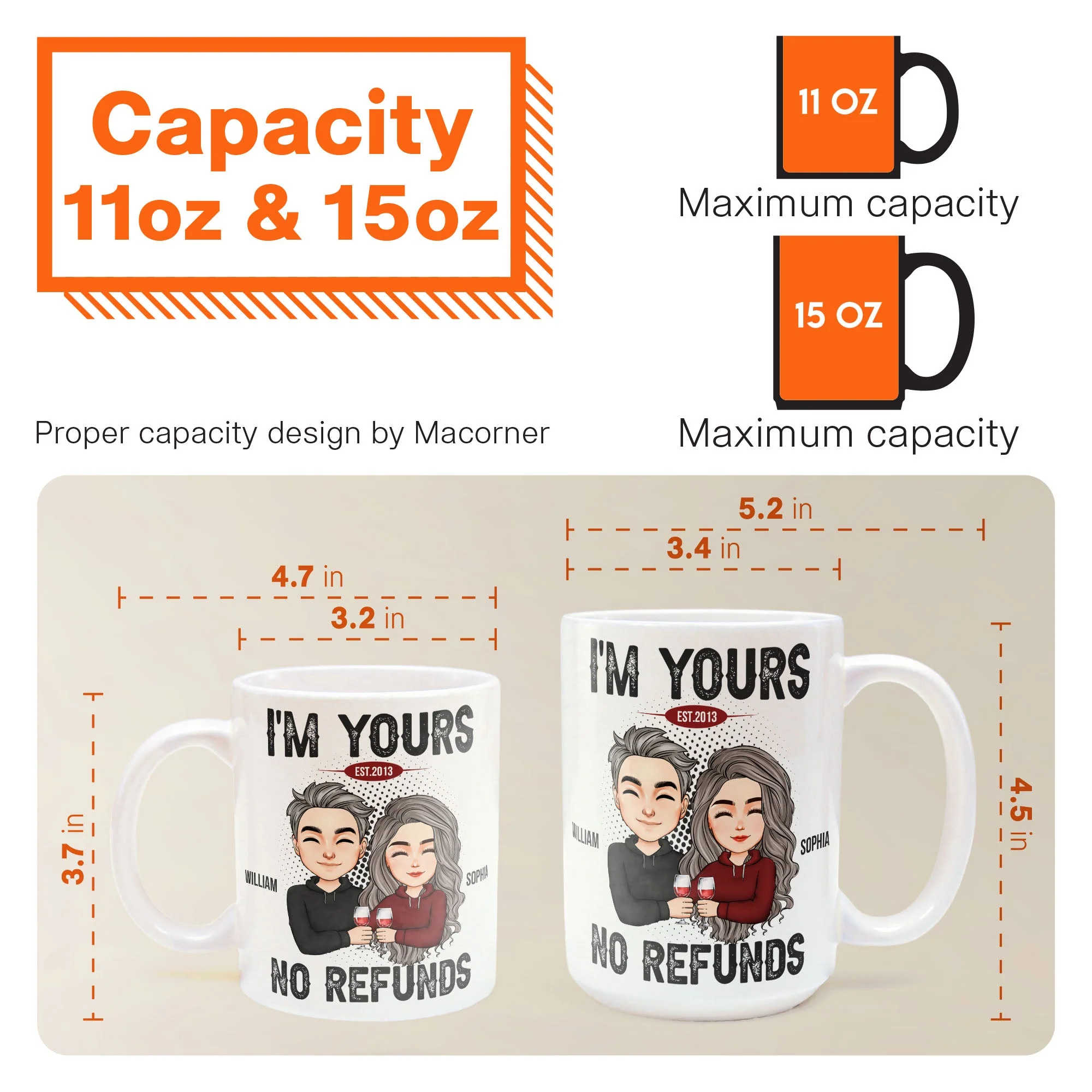 I'm Your No Refunds - Personalized Mug - Image 7