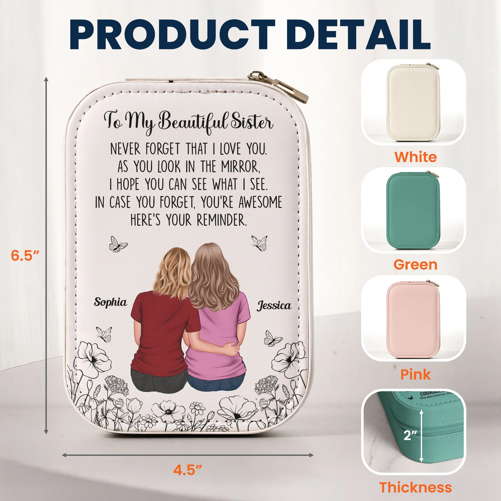 In Case You Forget, You’re Awesome Here’s Your Reminder - Custom Makeup Box With LED Mirror - Image 8
