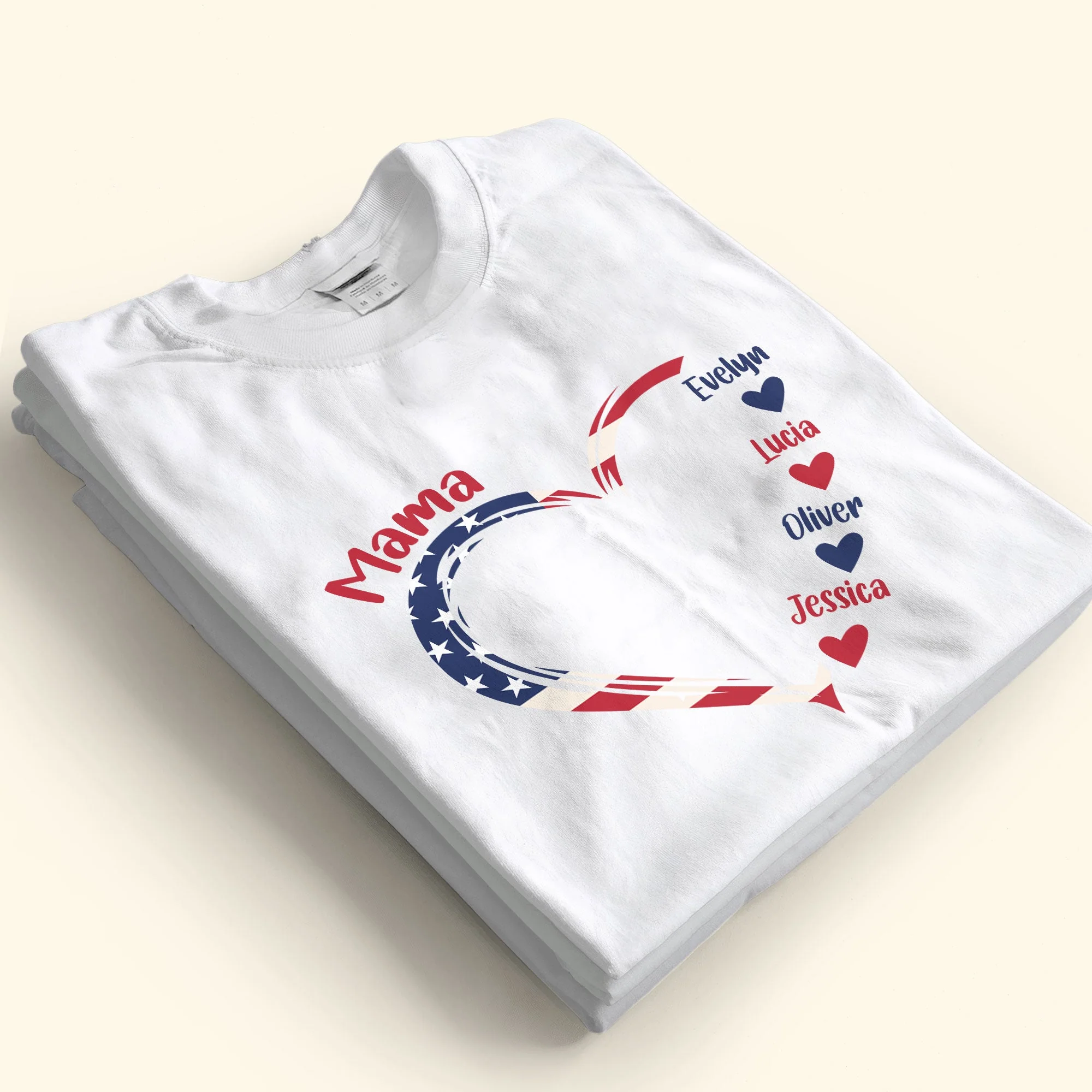 Independence Day 4th Of July Family American Flag - Personalized Shirt - Image 3