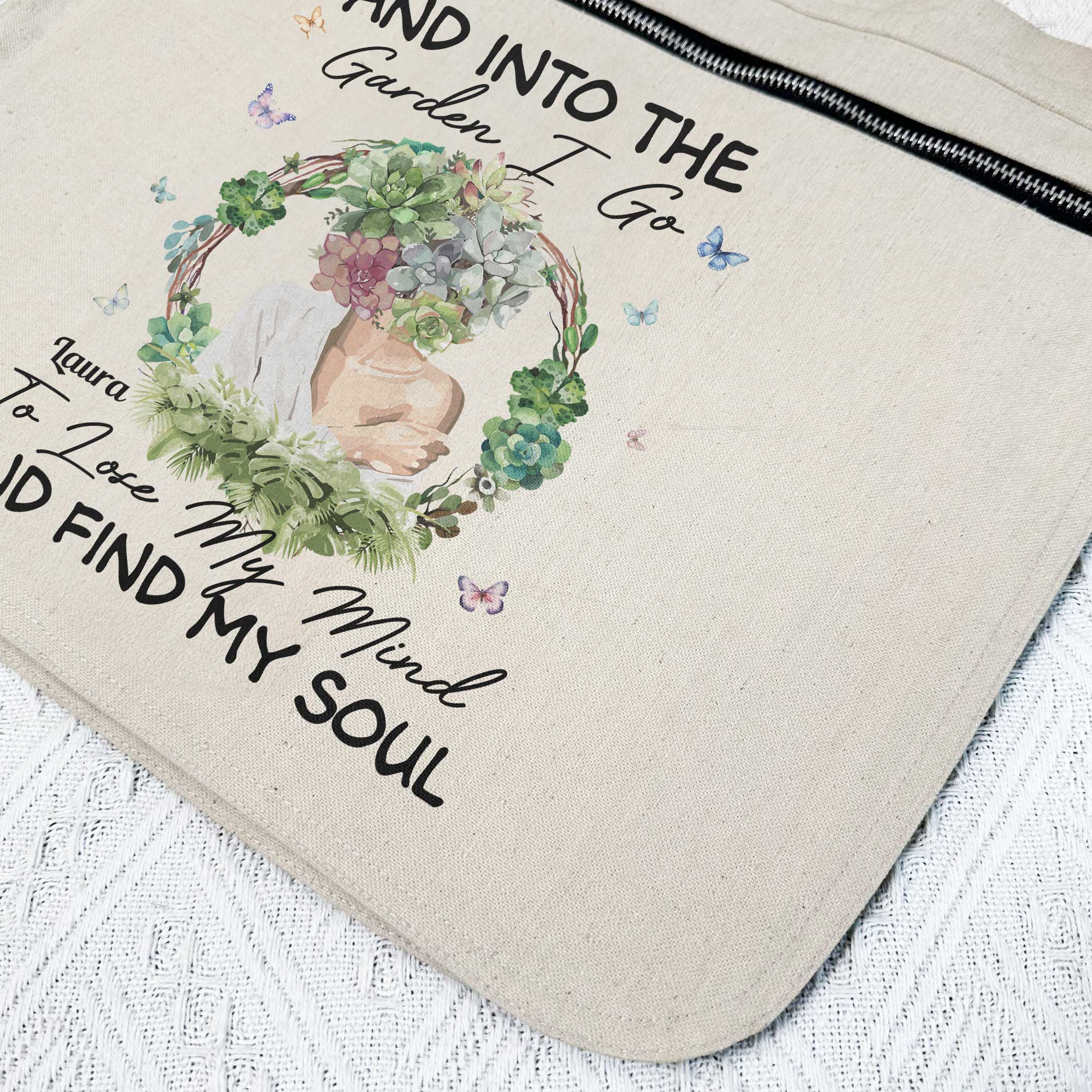 Into The Garden I Go To Lose My Mind And Find My Soul - Personalized Apron - Image 4