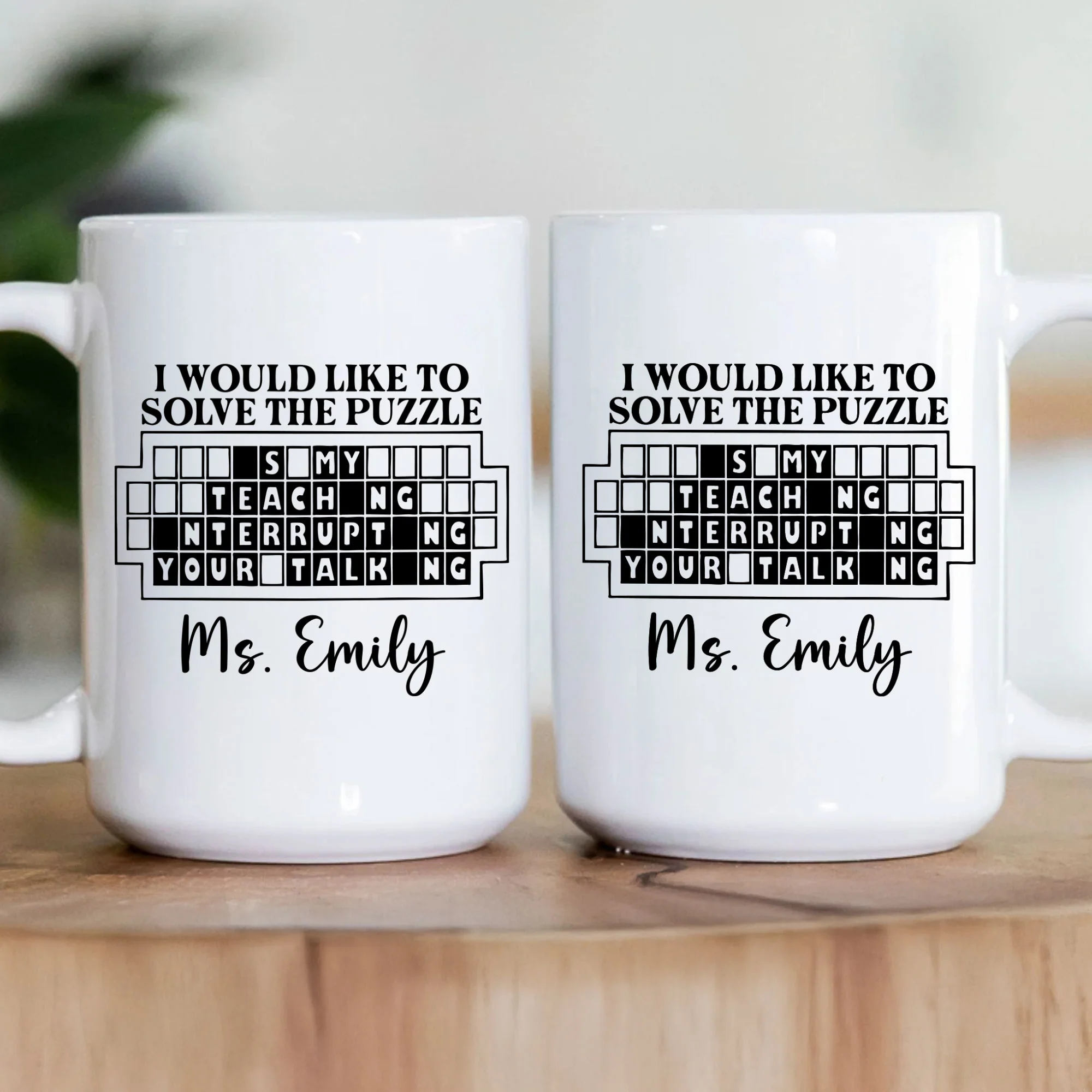 Is My Teaching Interrupting Your Talking - Personalized Mug - Image 3