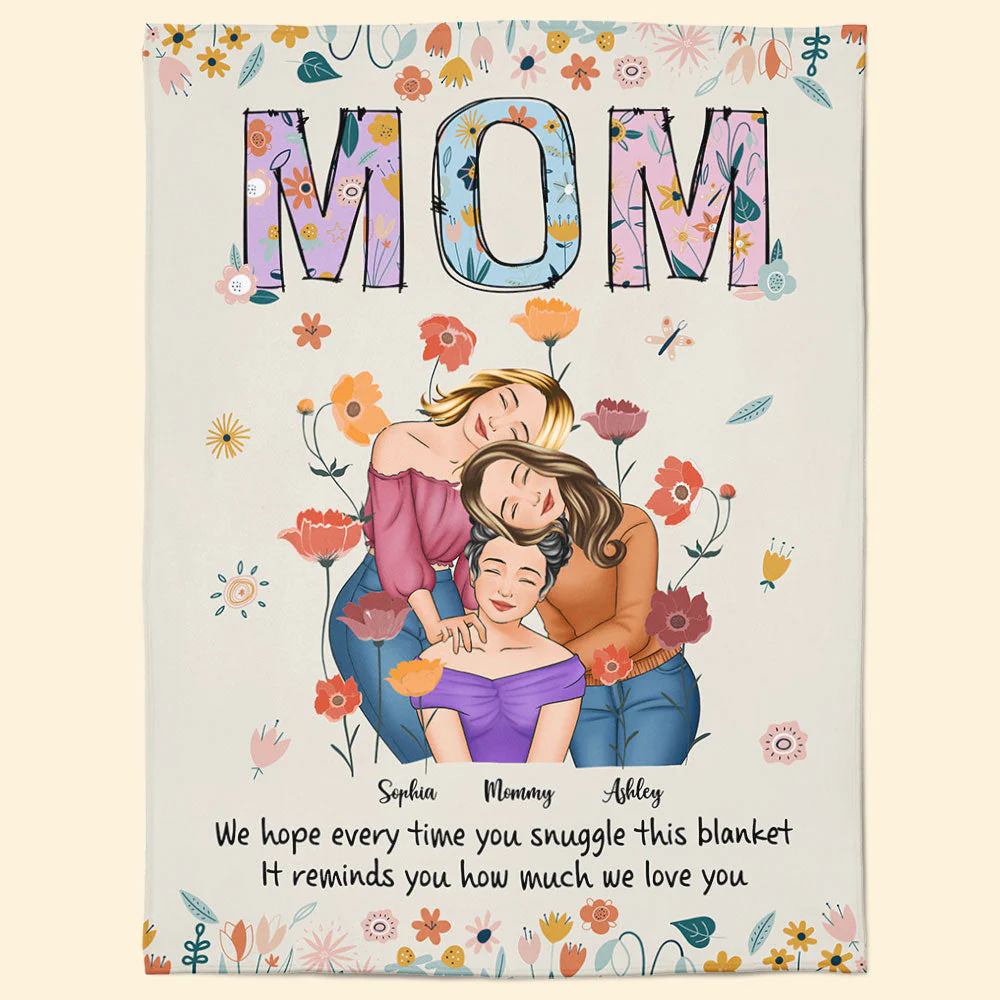 It Reminds You How Much We Love You - Personalized Blanket - Image 2