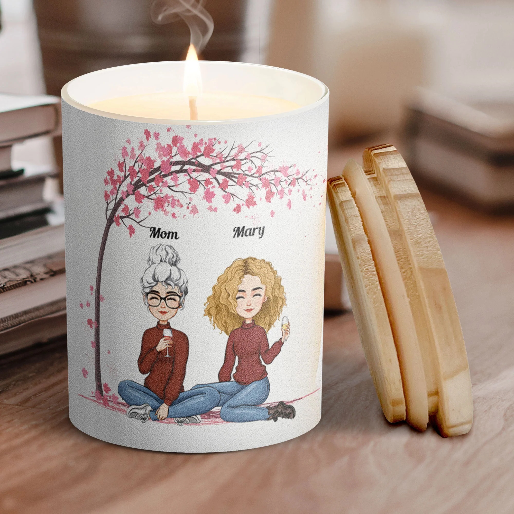 It Reminds You How Much We Love You - Personalized Candle - Image 5