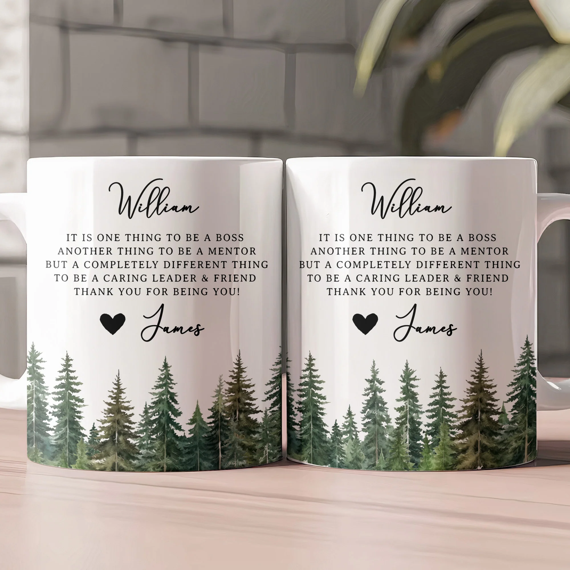 It Takes A Village Thank You Gift For Teacher Appreciation, Coworkers, Boss, Team - Personalized Mug - Image 3