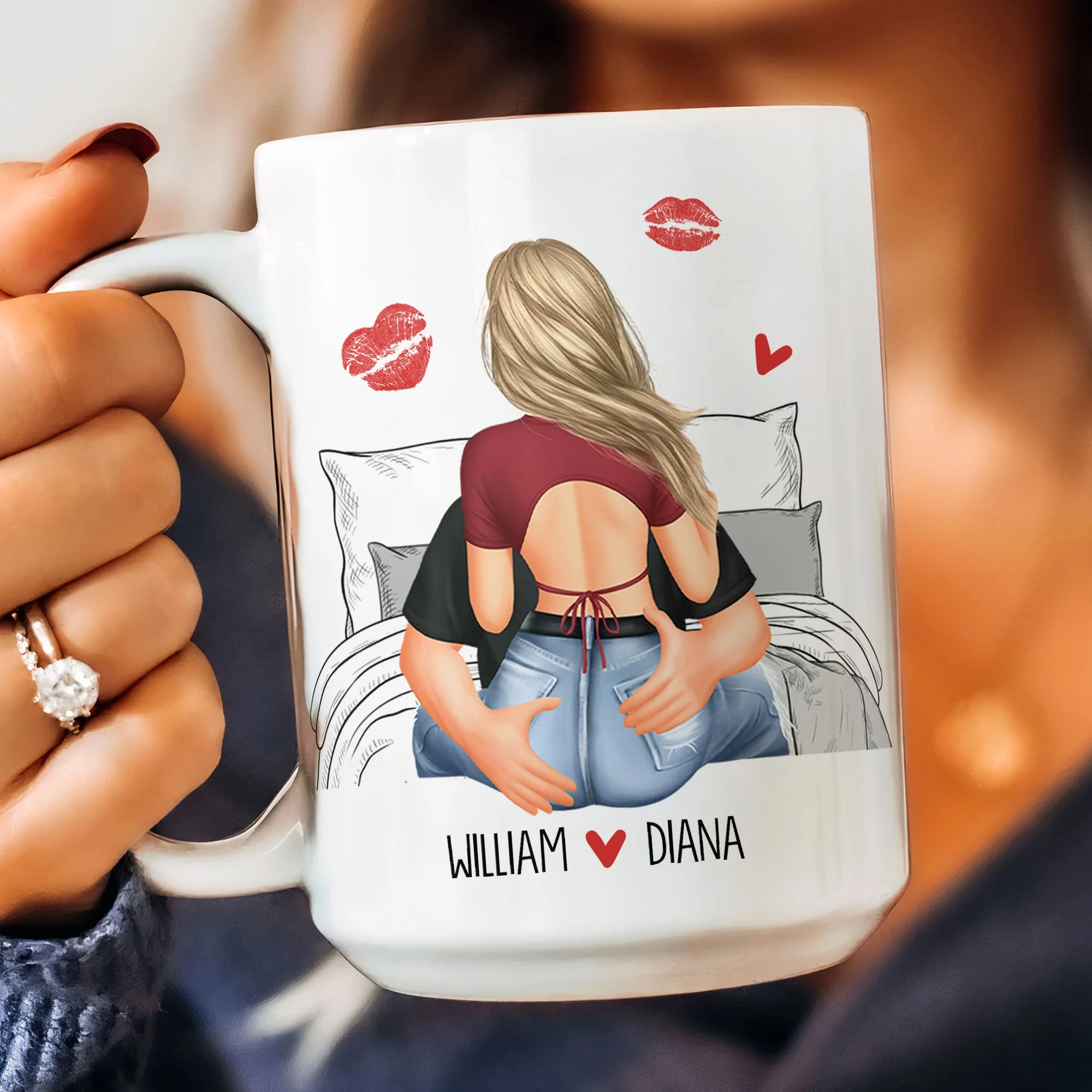 It's Not That I'm Horny All The Time - Personalized Mug - Anniversary Gifts For Her, Wife, Girlfriend - Image 8