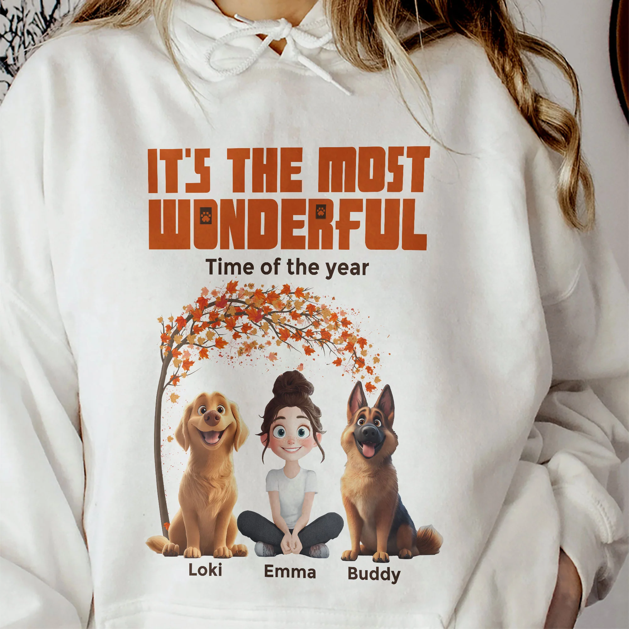 It's The Most Wonderful Time Of The Year Autumn Fall - Personalized Shirt - Image 6