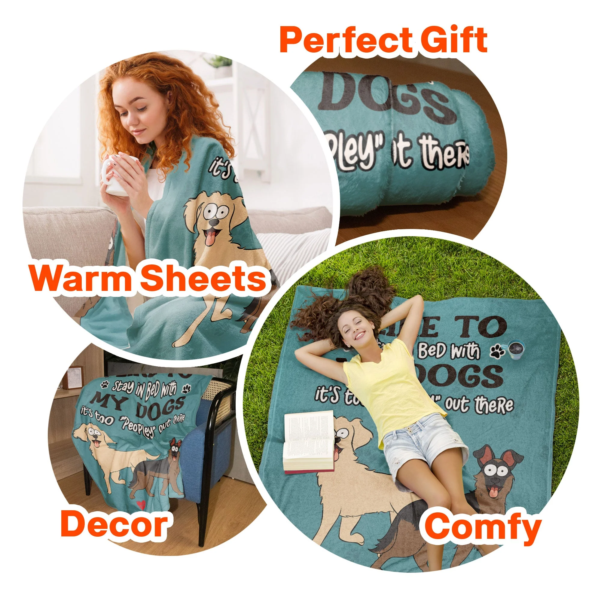 It's Too Peopley Out There - Personalized Blanket - Image 7