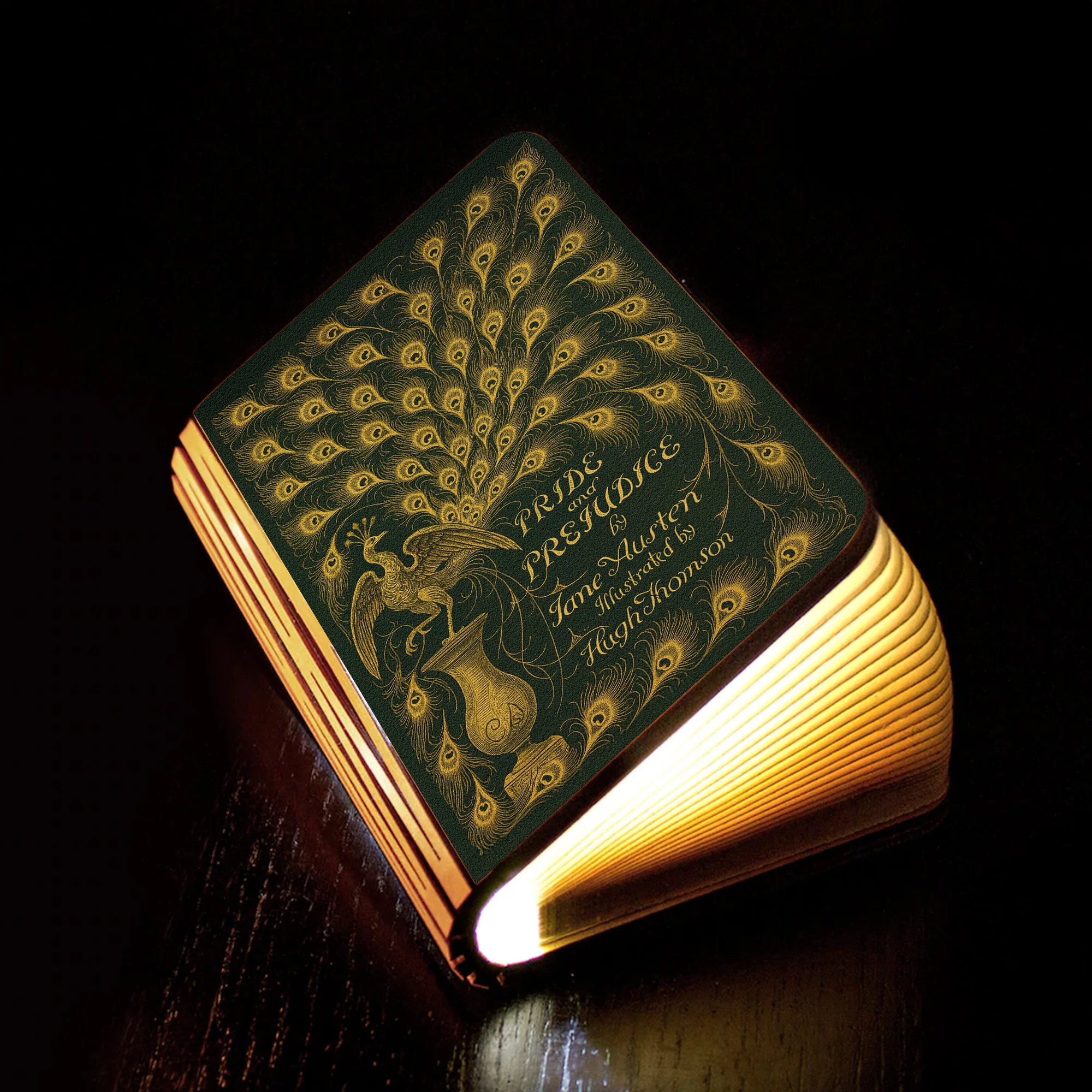 Jane Austen Old Book Cover - Personalized Book Lamp - Image 5