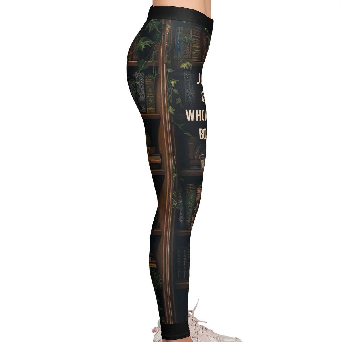 Just A Girl Who Loves Books - Personalized Leggings - Image 3