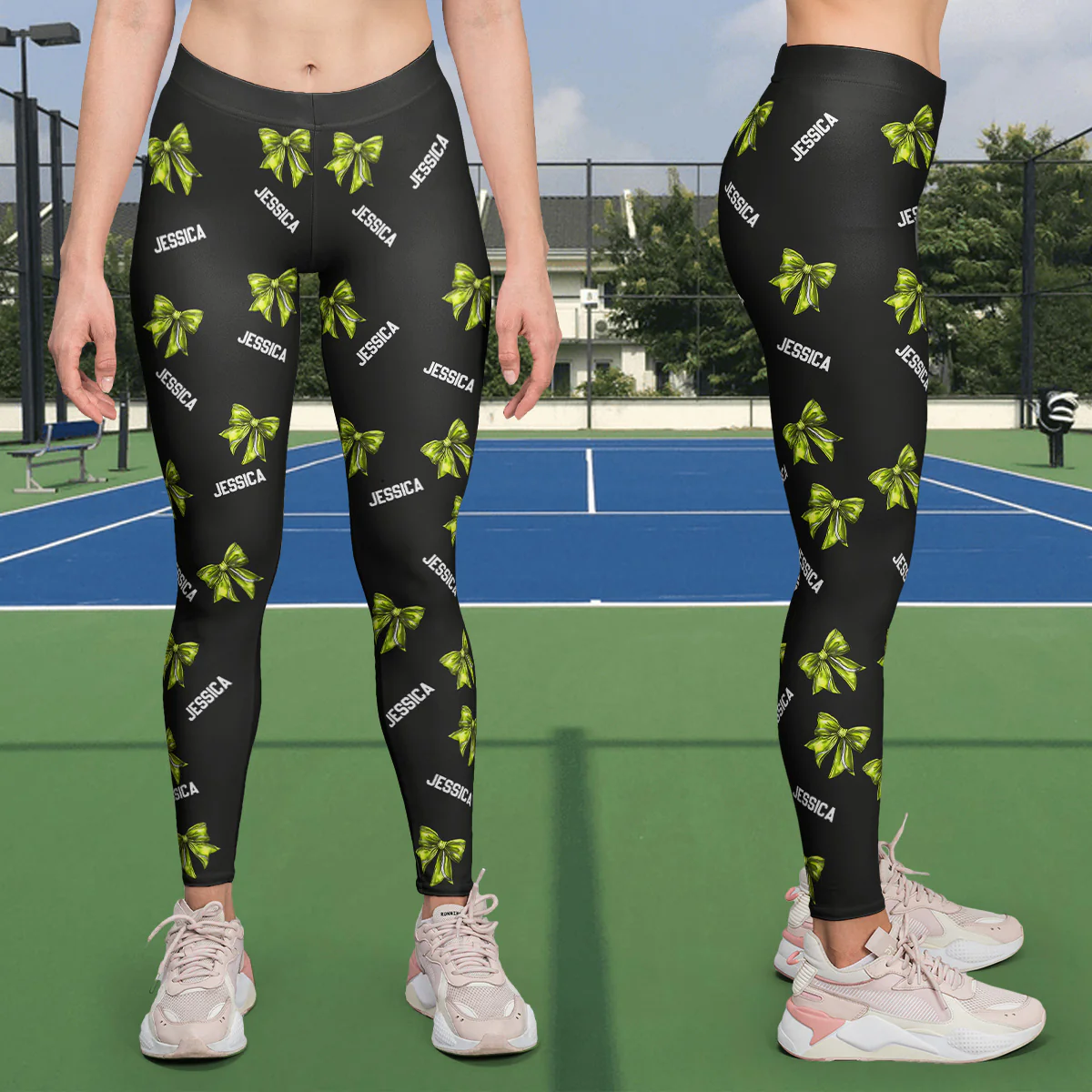 Just A Girl Who Loves Tennis - Personalized Leggings - Image 2