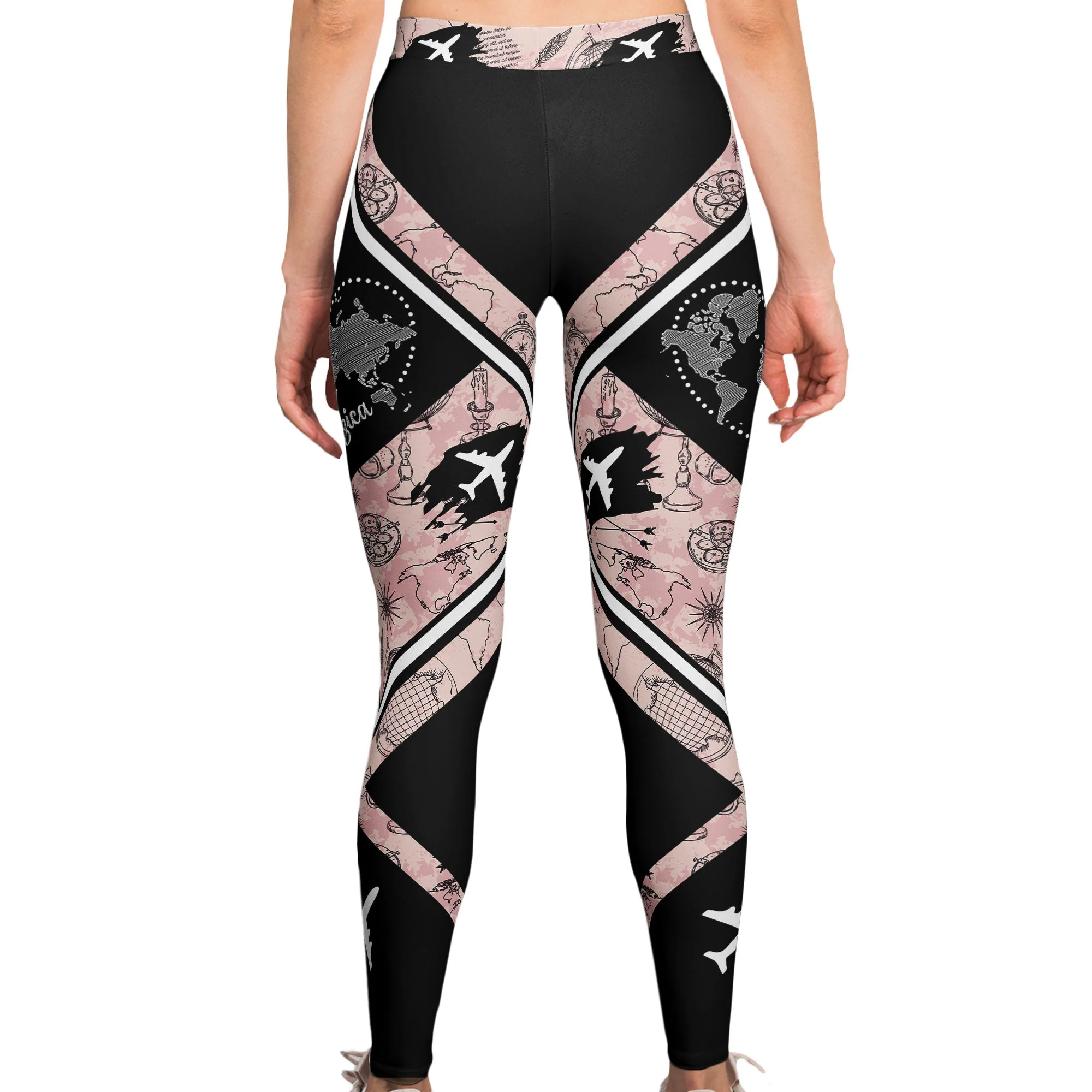 Just A Girl Who Loves Traveling - Personalized Leggings - Image 4