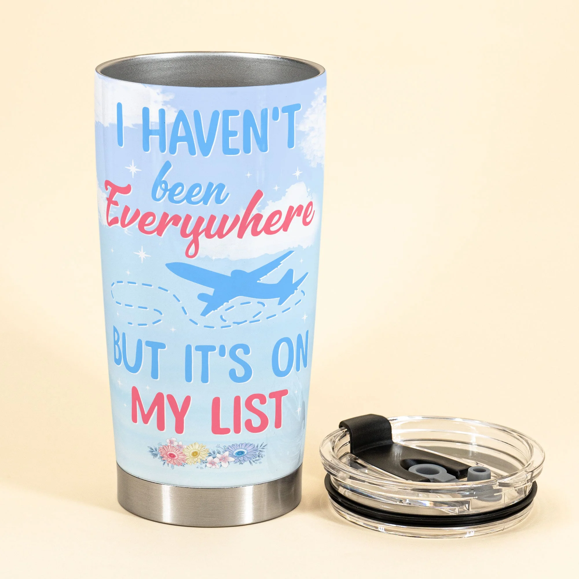 Just A Girl Who Loves Travelling - Personalized Tumbler Cup - Birthday & Christmas Gift For Girls - Image 3